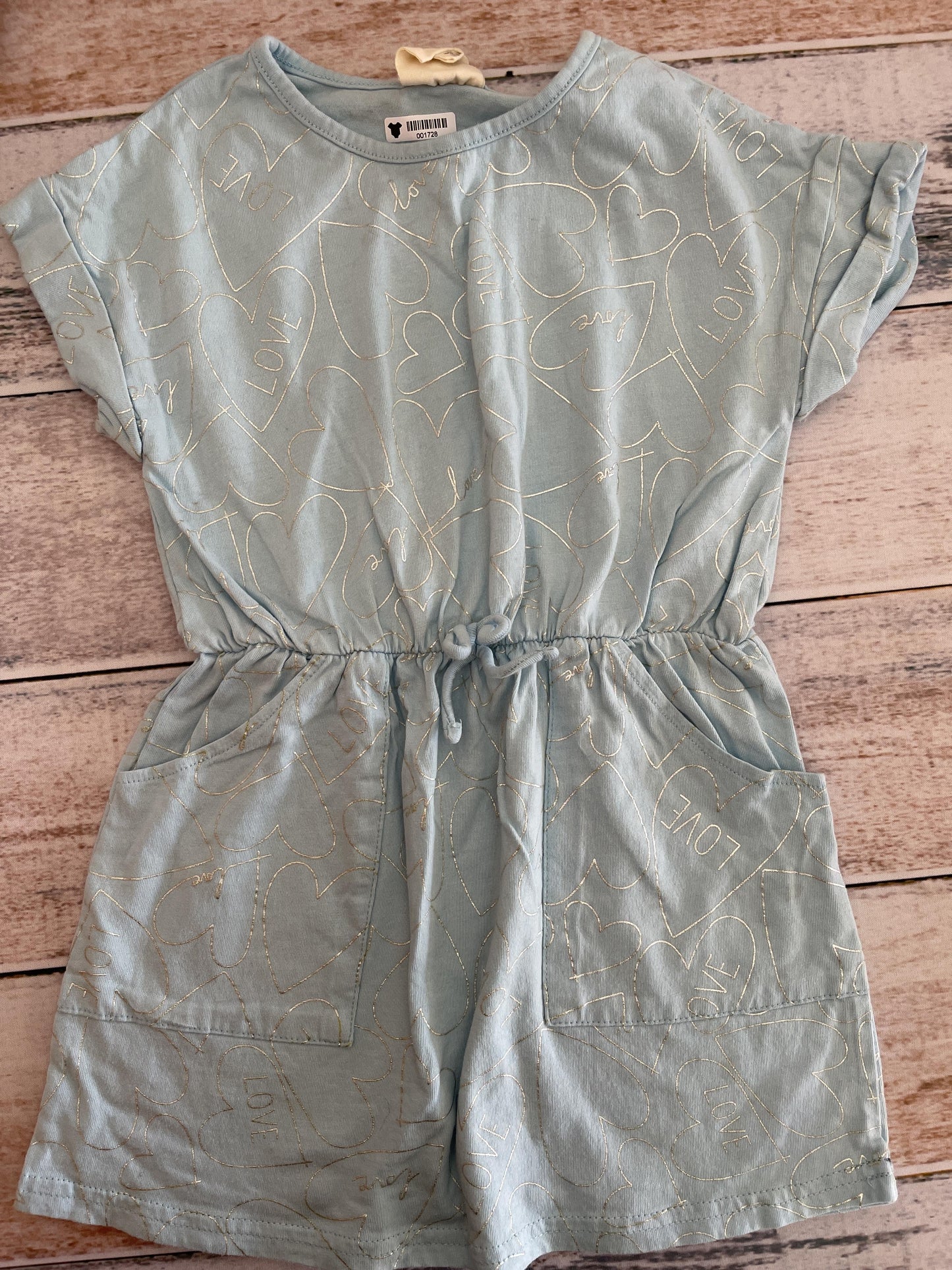 Cotton:on Kids Girls Light Blue Dress Size: 3T Light Blue
