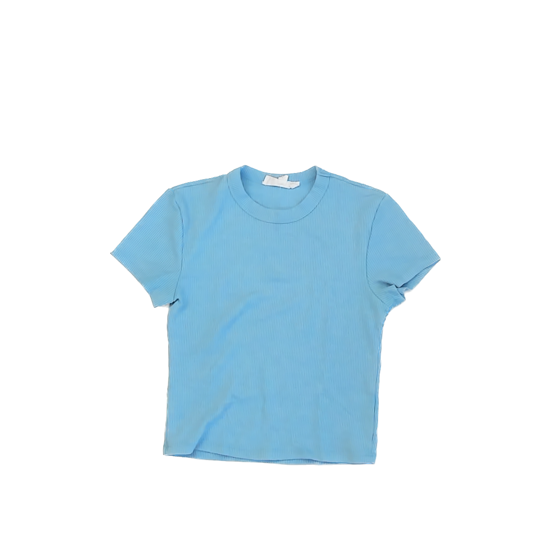 Wild Skye Boys Light Blue Short Sleeve Shirt Size: xs Light Blue