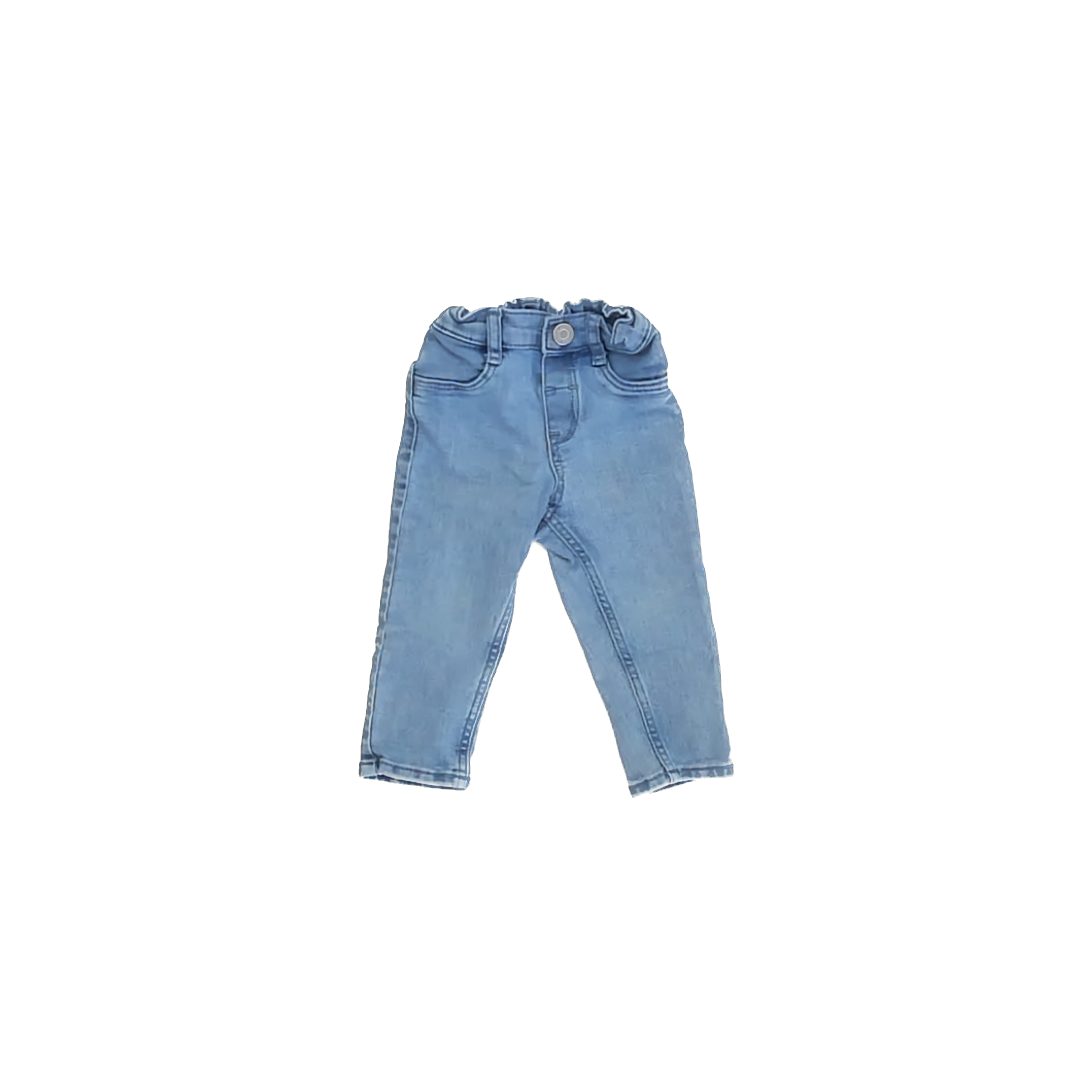 H&M Girls Light Blue Jeans Size: 9 Months Light Blue