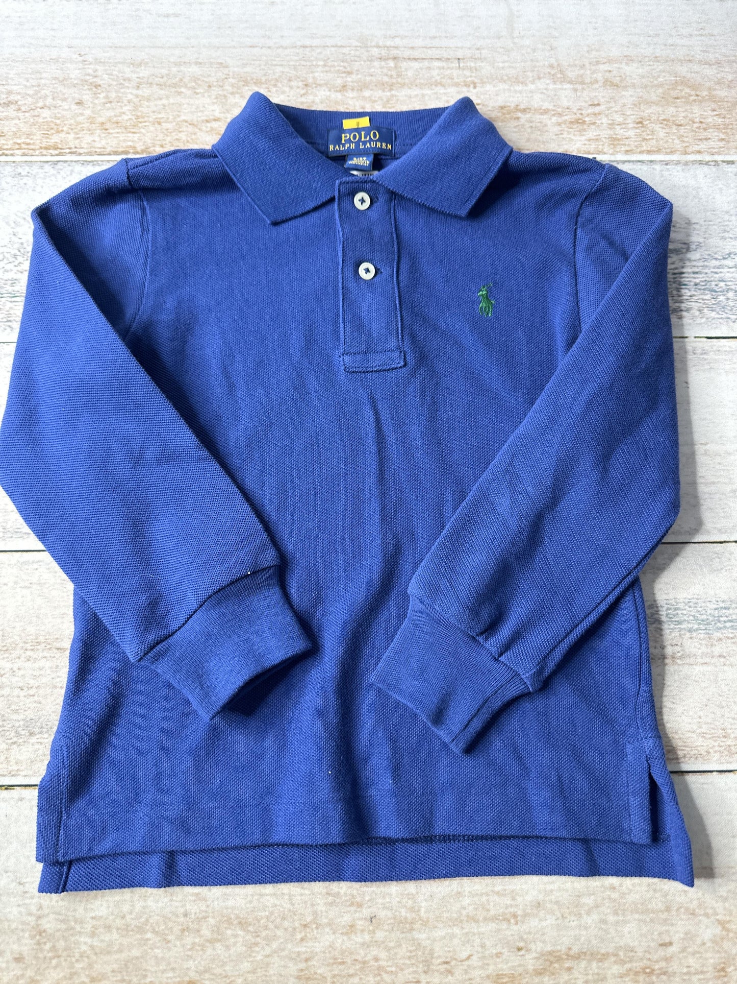 Ralph Lauren Boys Light Blue Long Sleeve Shirt Size: 3T Light Blue
