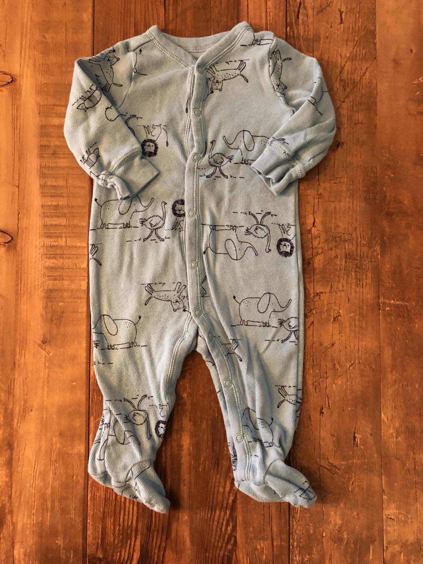 Carters Boys Light Blue Pajamas Size: 6 months Light Blue