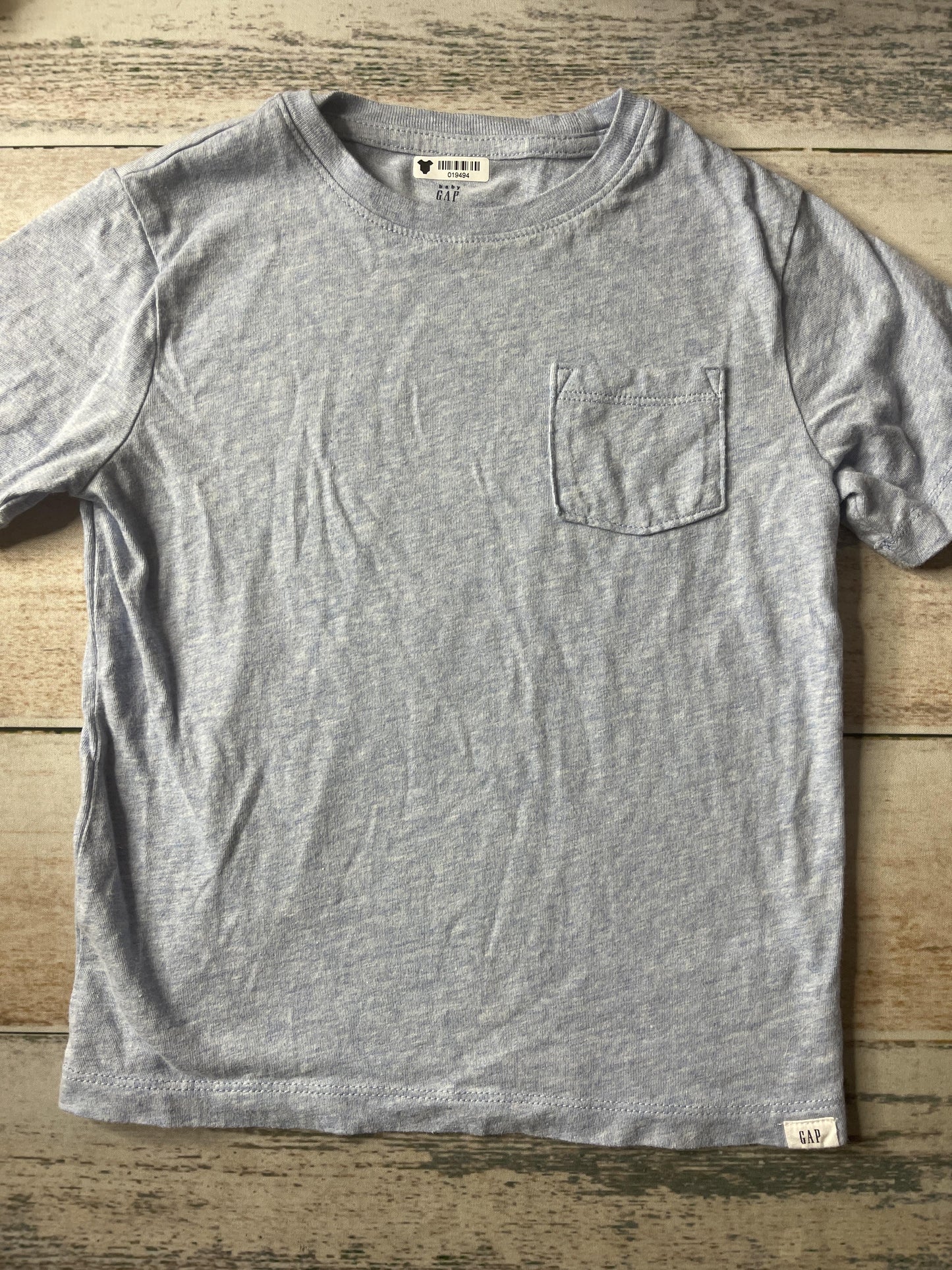 Gap Unisex Light Blue T-Shirt Size: 5T Light Blue