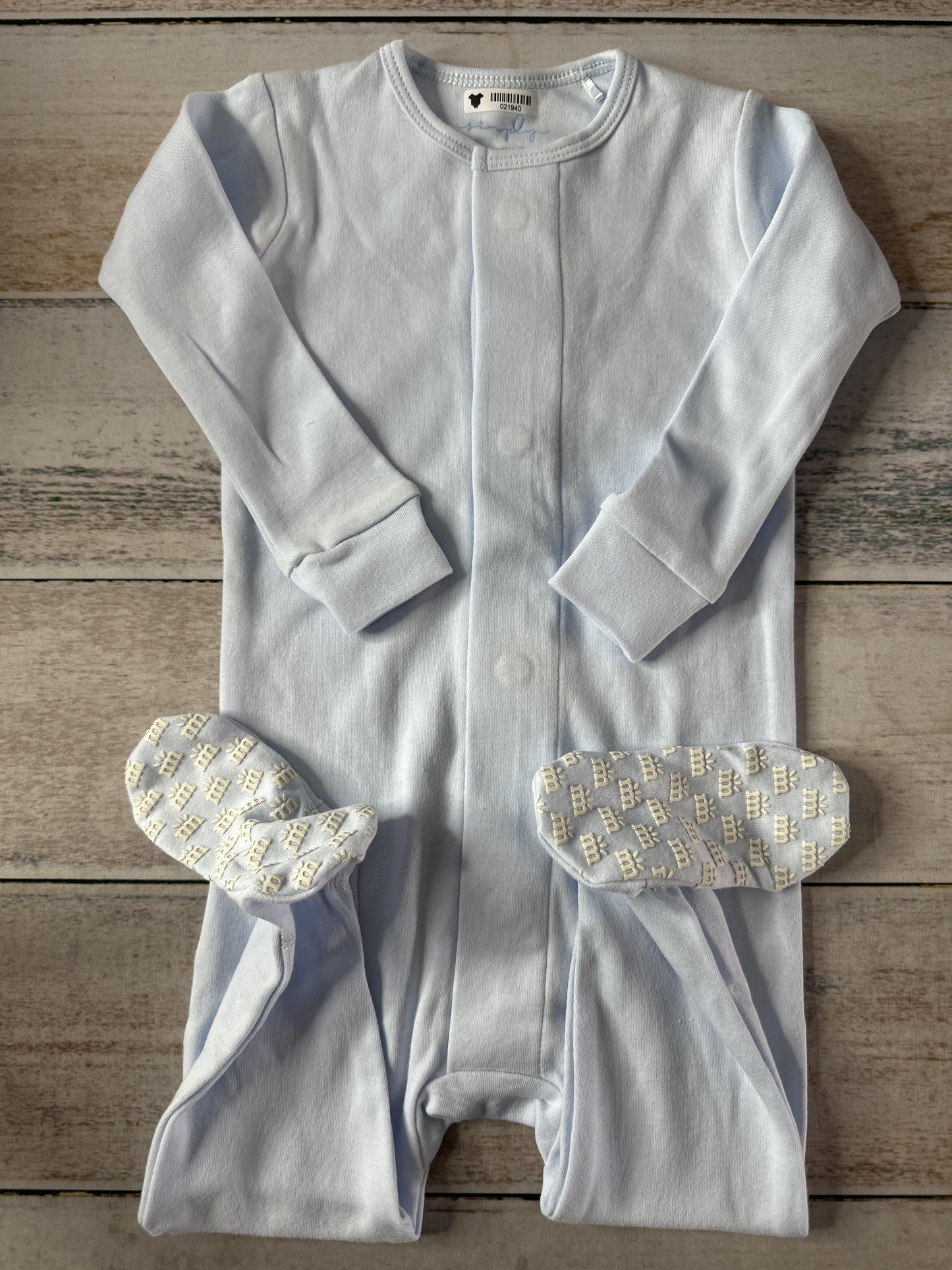 Magnetic Me Unisex Light Blue Pajamas Size: 12 months Light Blue