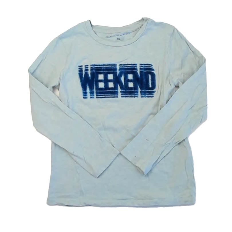 Rockets Of Awesome Girls Light Blue Long Sleeve T-Shirt Size: 10 Years Light Blue