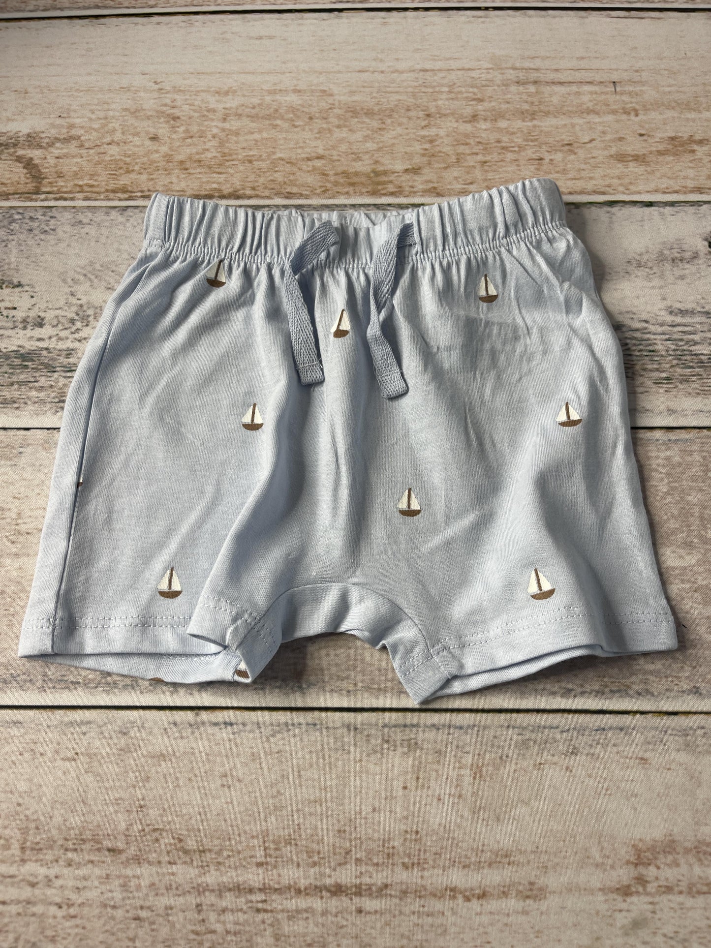 H&M Unisex Light Blue Shorts Size: 3-6 months Light Blue