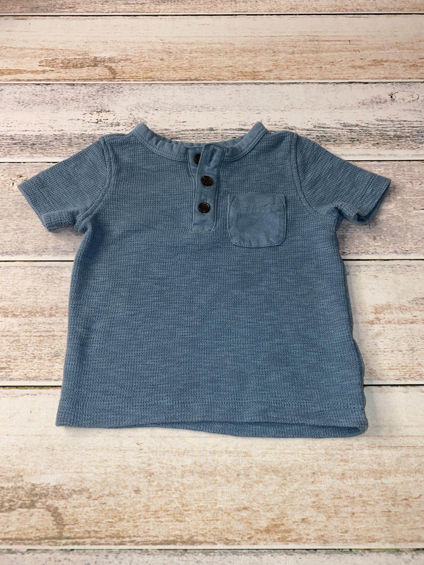 Old Navy Boys Light Blue T-Shirt Size: 12-18 months Light Blue