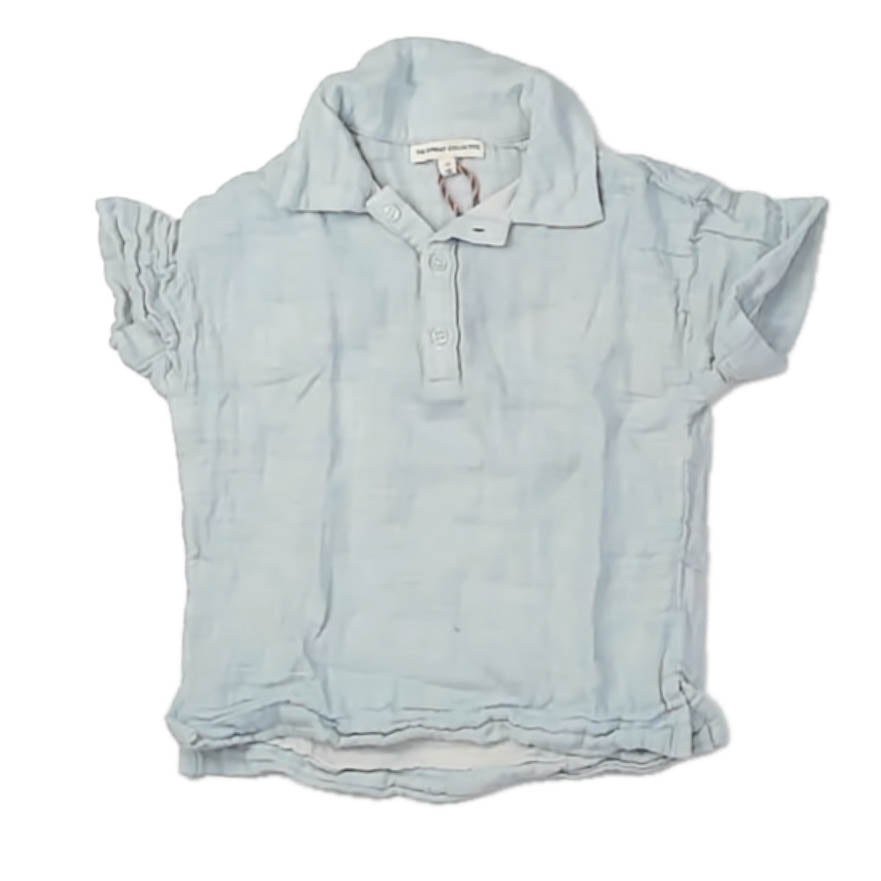 The Sunday Collective Boys Light Blue Polo Shirt Size: 3T Light Blue