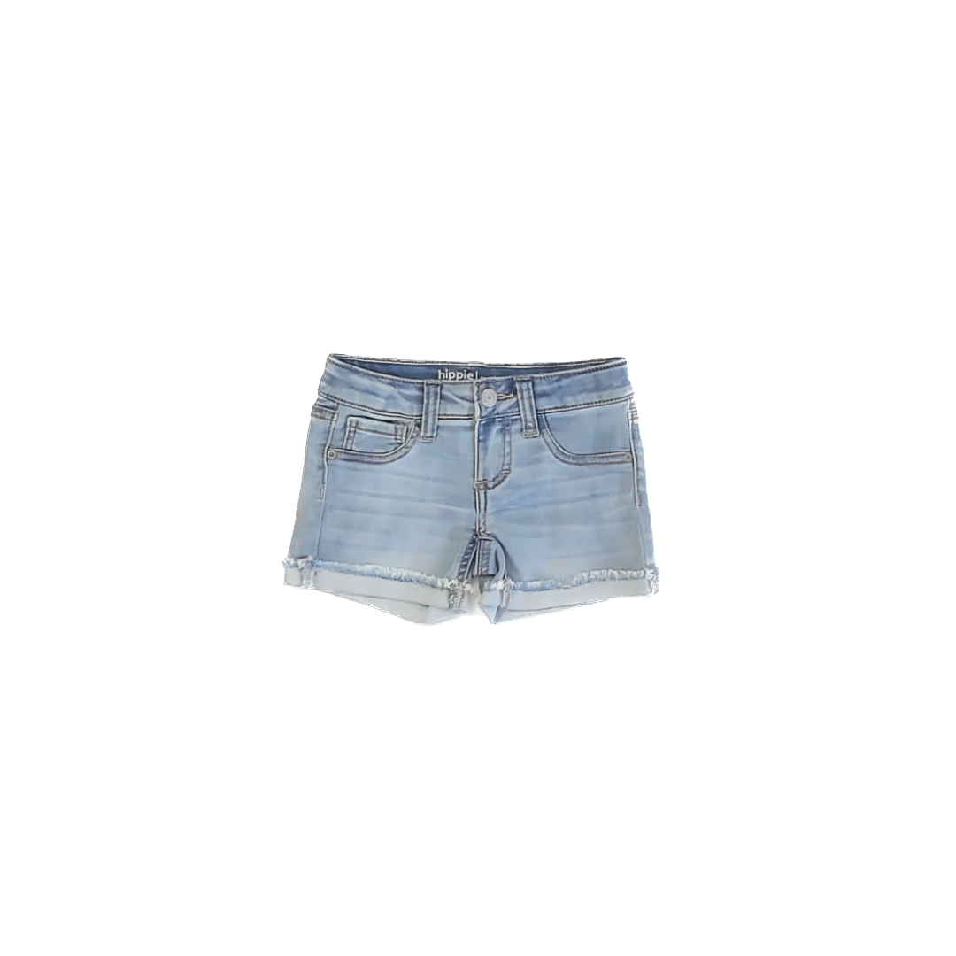 Hippie Girl Girls Light blue Jean Shorts Size: 4T Light blue