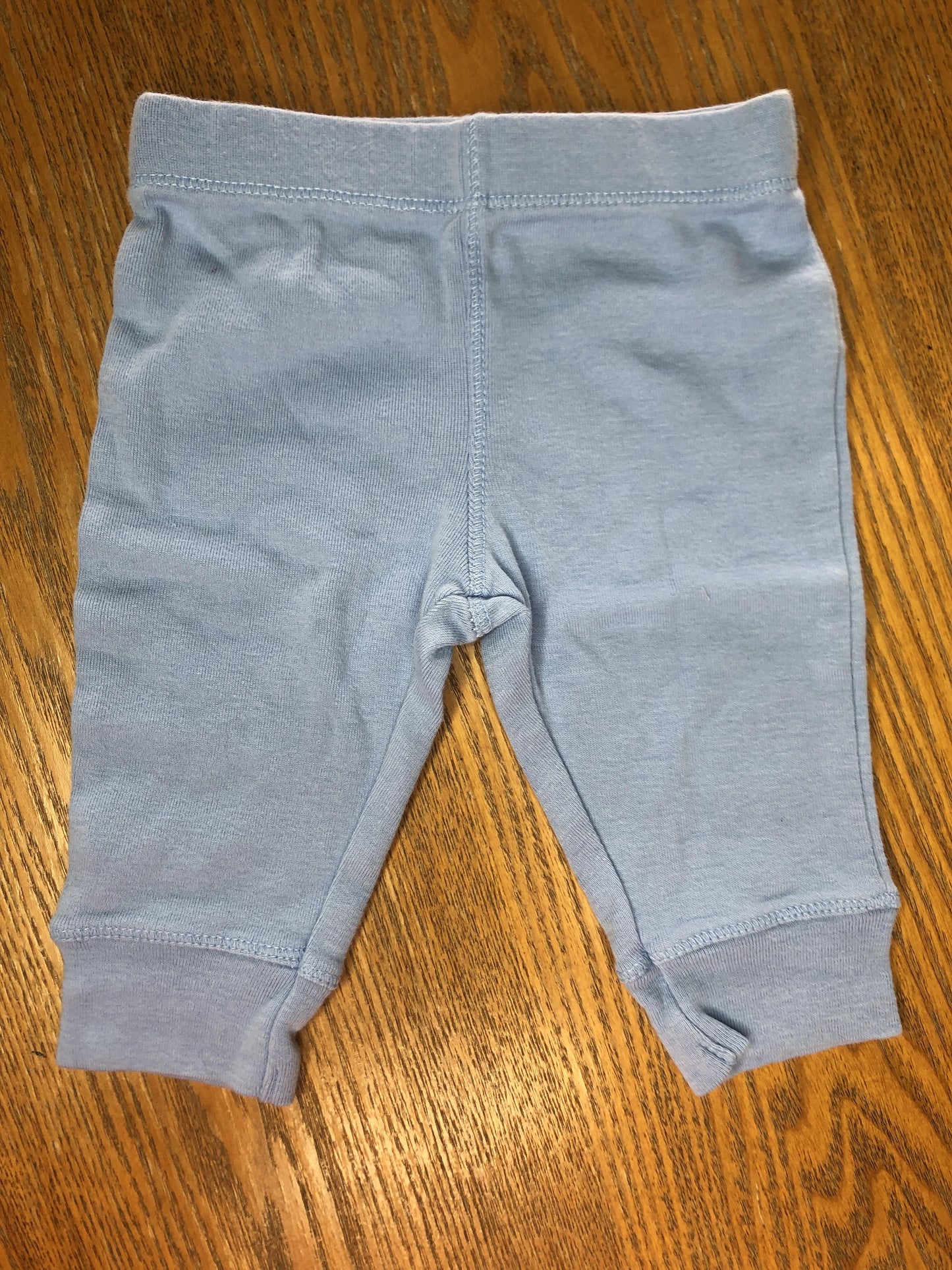 Leveret Unisex Light Blue Pants Size: 3 months Light Blue