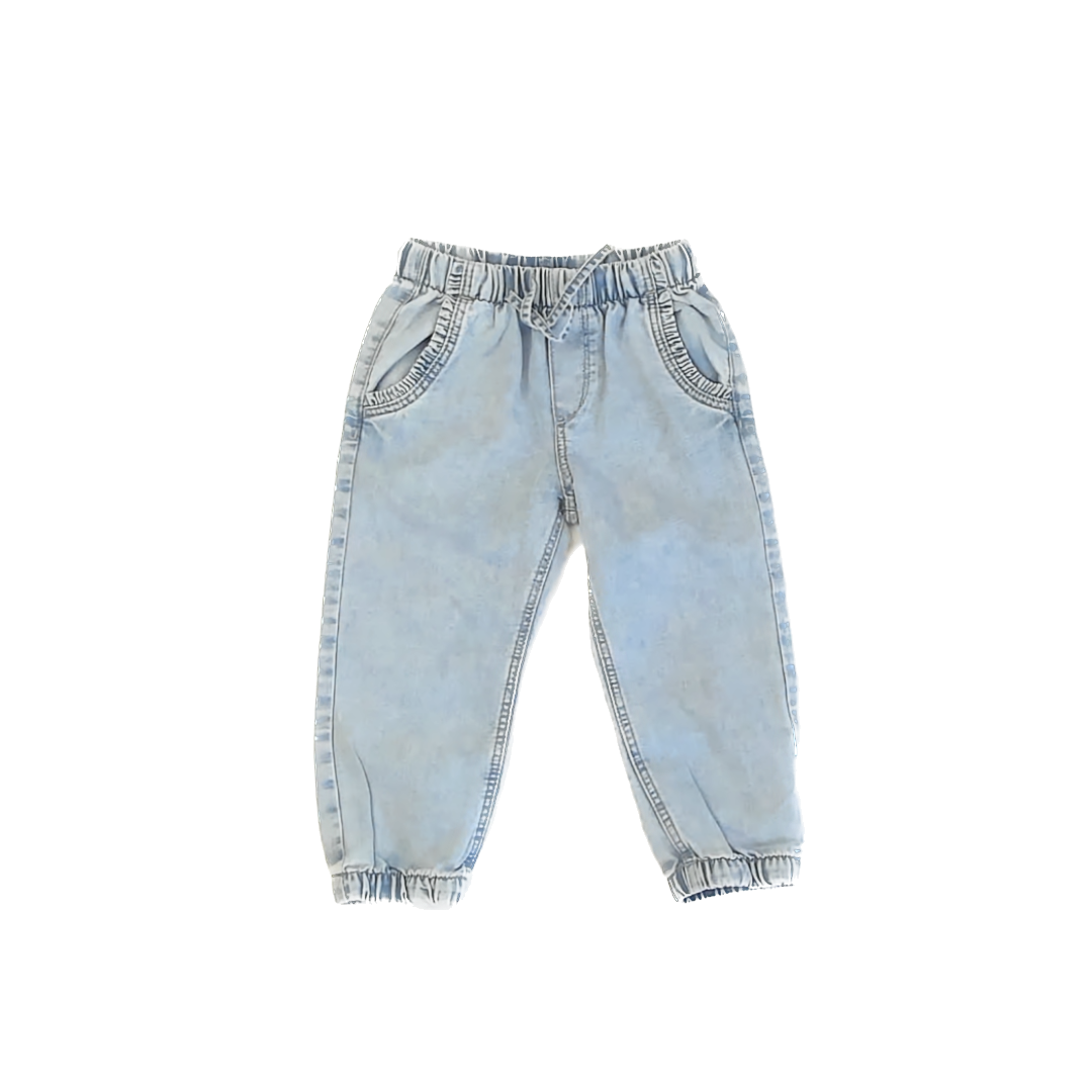 H&M Girls Light Denim Jeans Size: 2T Light Denim