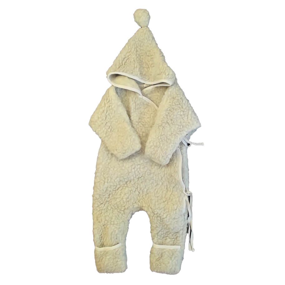 binibamba Girls Light Gray Bunting Size: 3T Light Gray