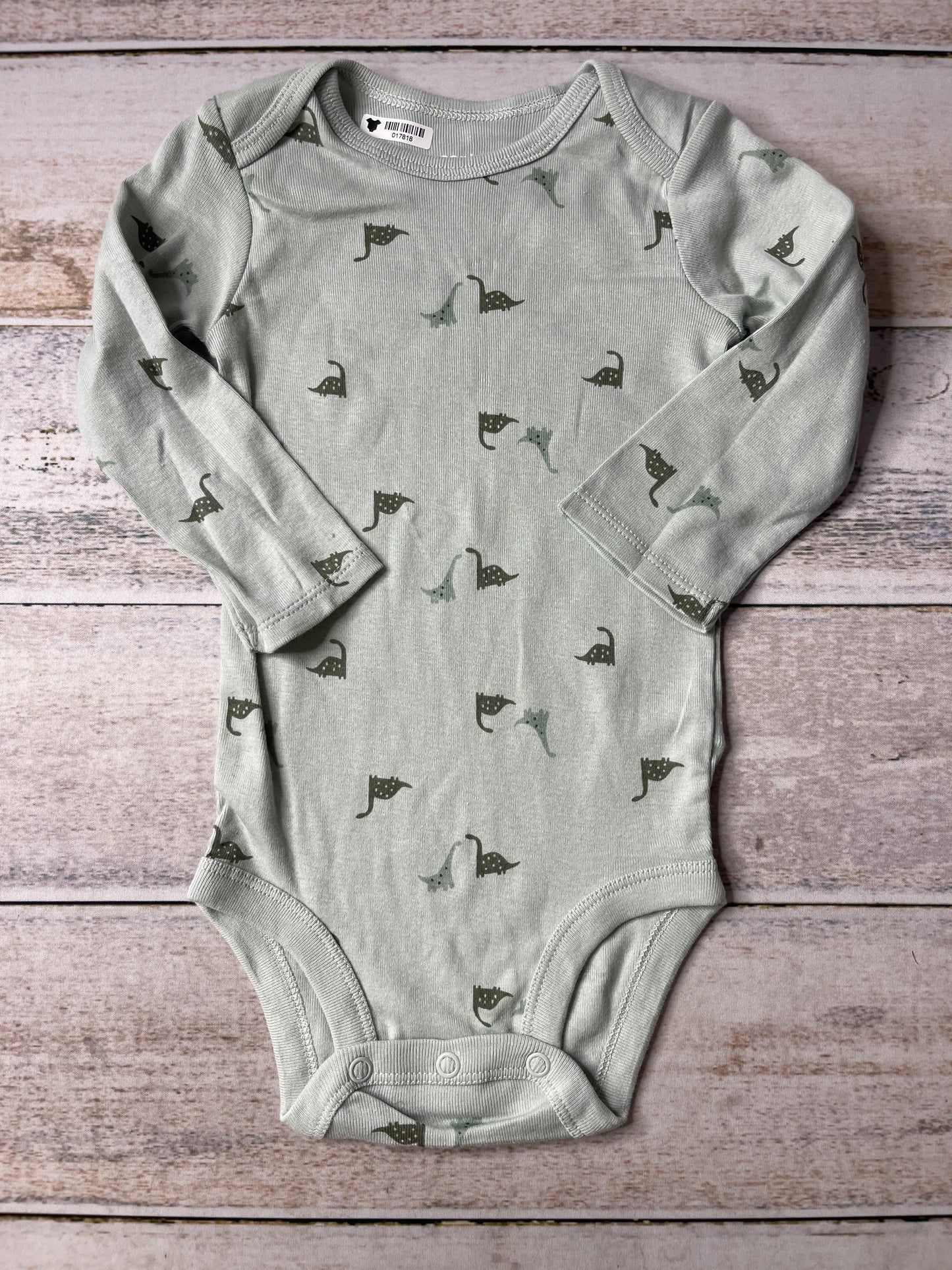 Carters Boys light green | Dinosaur Onesie Size: 12 months light green | Dinosaur