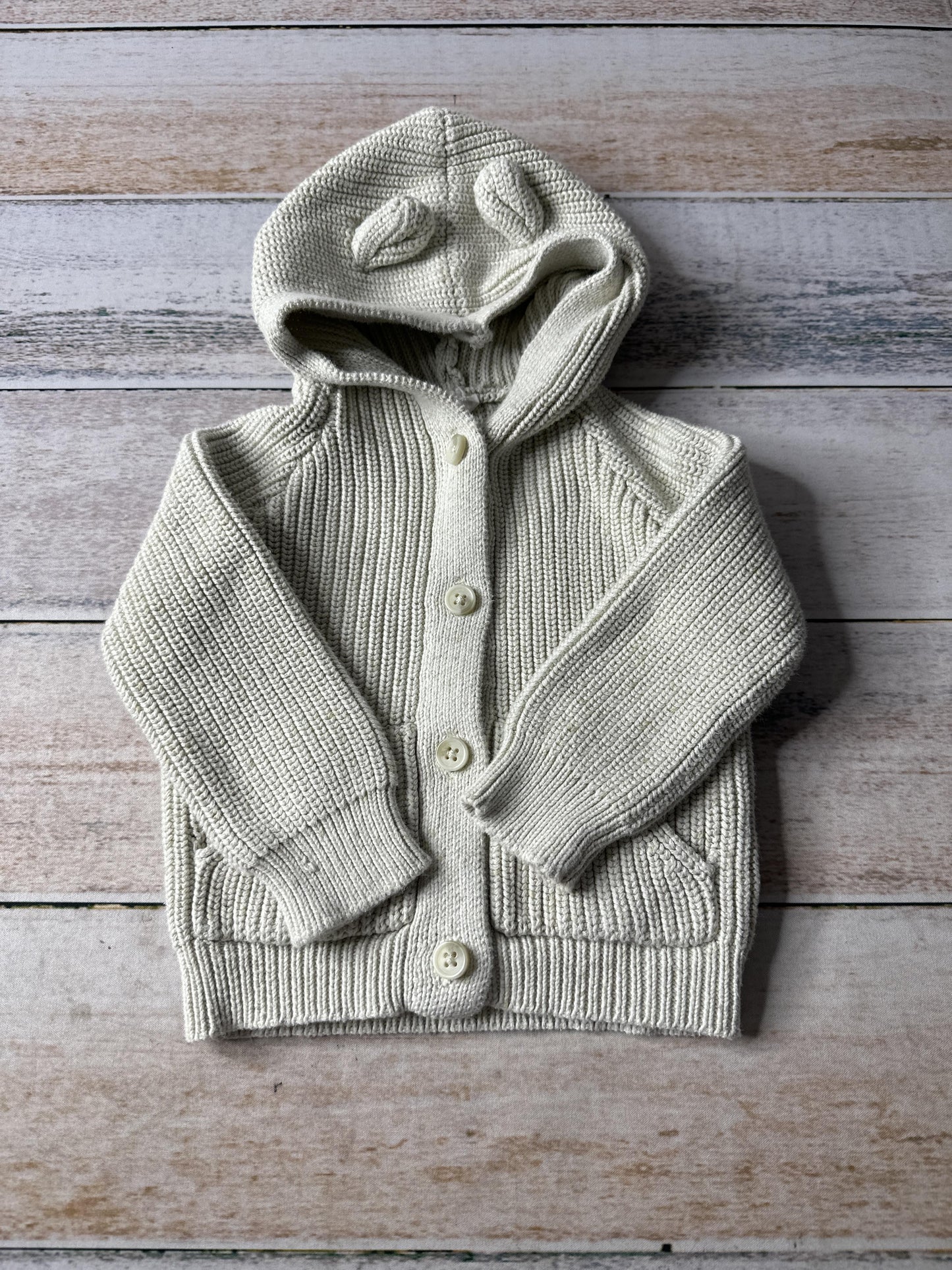 Jamie Kay Boys light green | Grey Sweater Size: 6-12 months light green | Grey