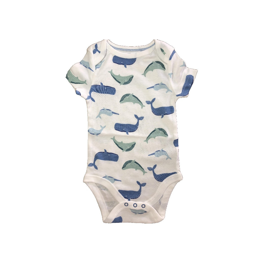 Cloud Island Girls light green | Light Blue | White Onesie Size: 3-6 months light green | Light Blue | White