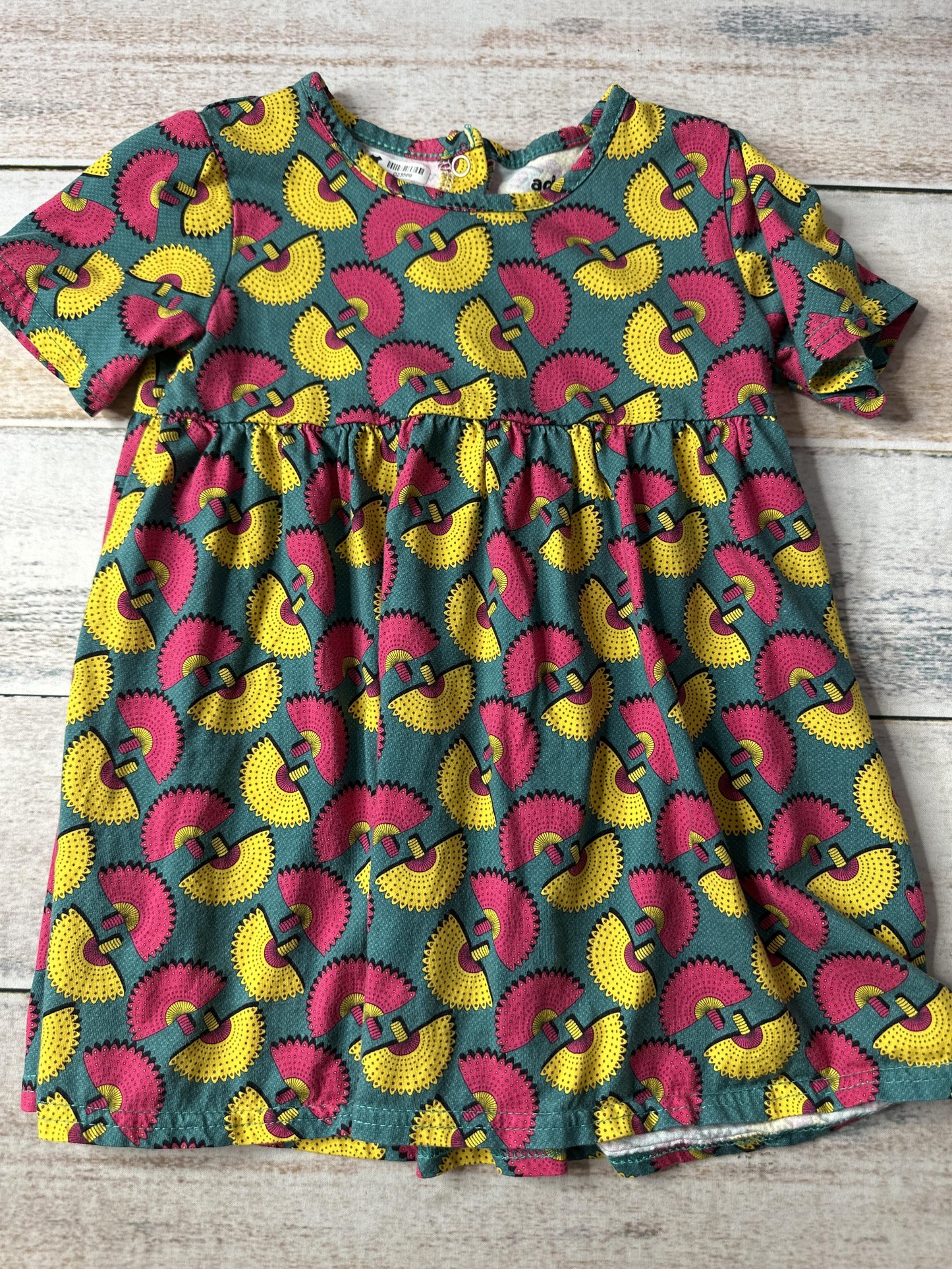 Ade + Ayo Girls light green | pink | Yellow Dress Size: 3T light green | pink | Yellow