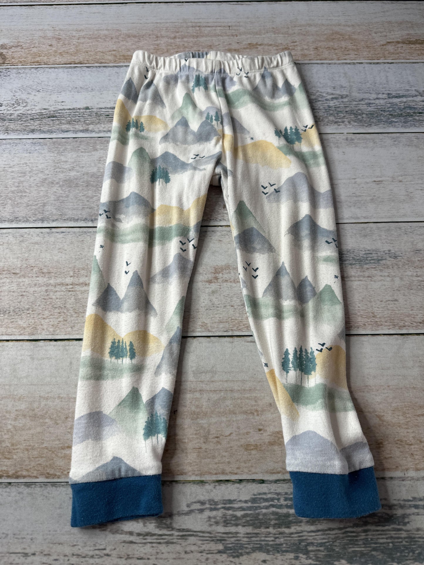 Burt's Bees Boys light green | Yellow | Light Blue Pajamas Size: 3T light green | Yellow | Light Blue
