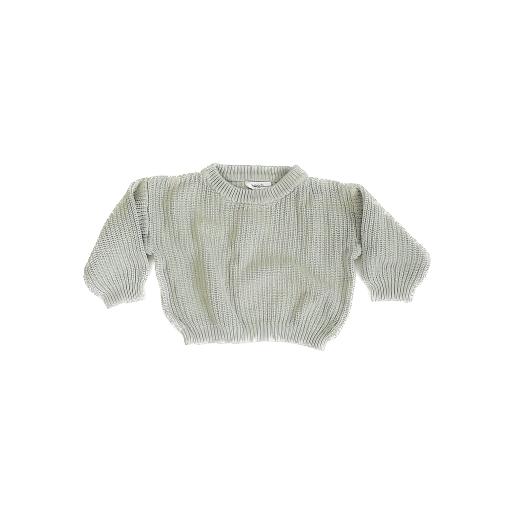 Baeb Unisex Light Green Sweater Size: 12-24 Months Light Green