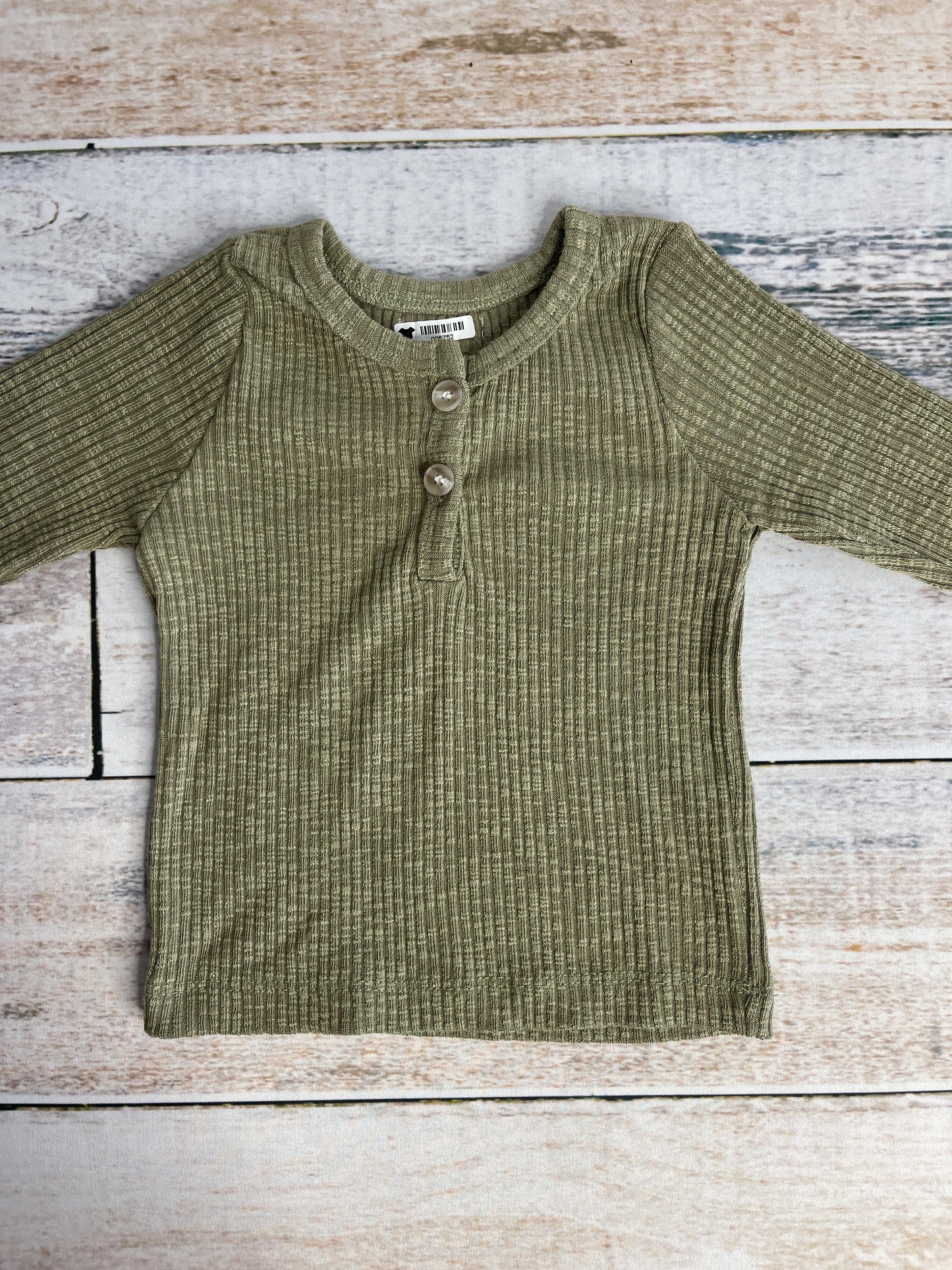 Hi Bye Boys light green Shirt Size: 6-12 months light green