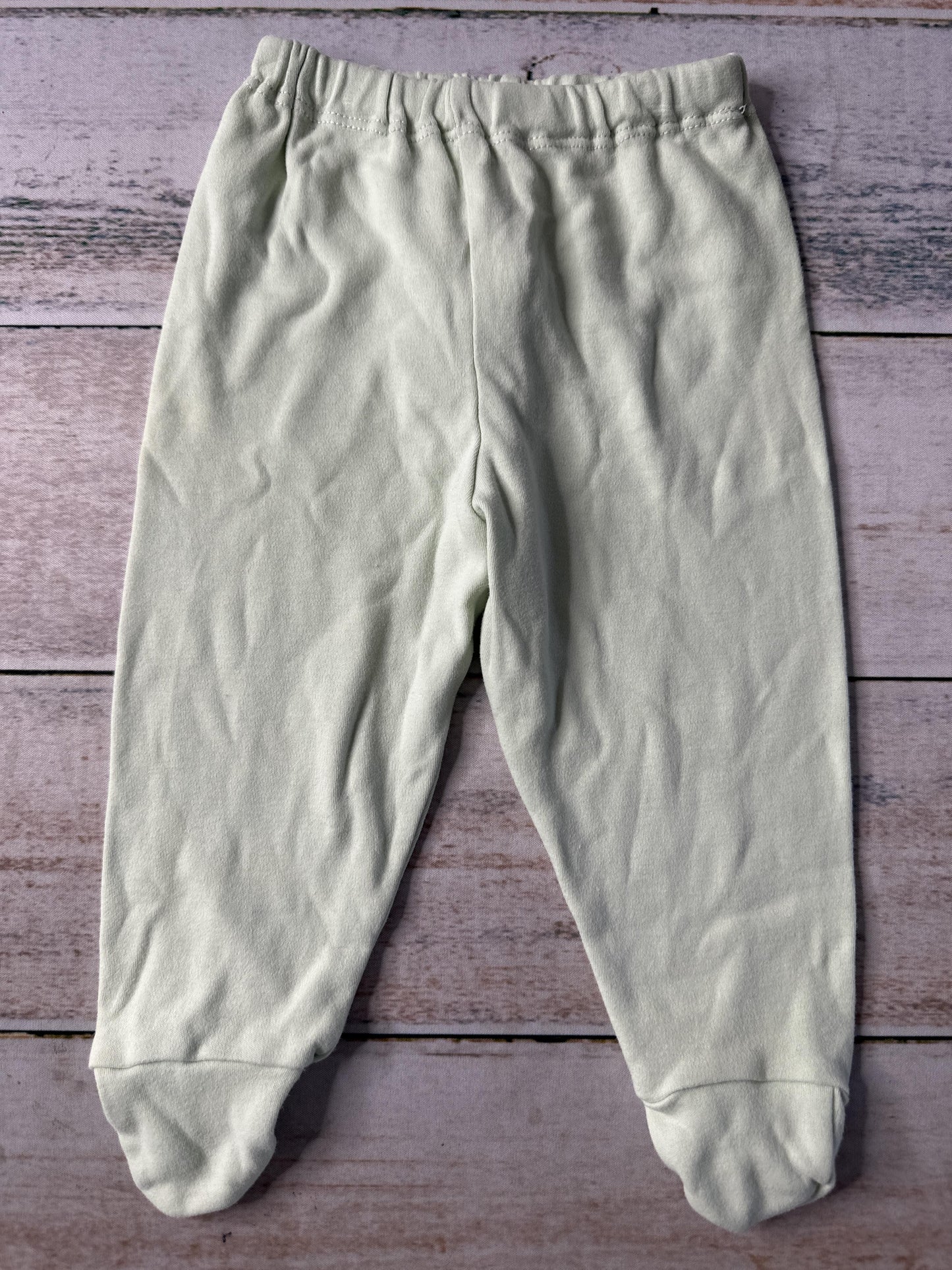 Under The Nile Unisex light green Pants Size: 3-6 months light green