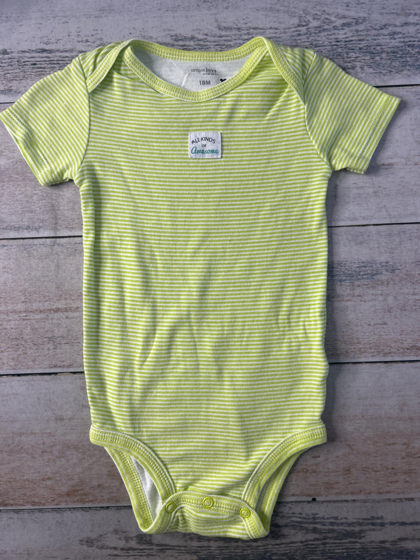 Unisex light green Onesie Size: 18 months light green