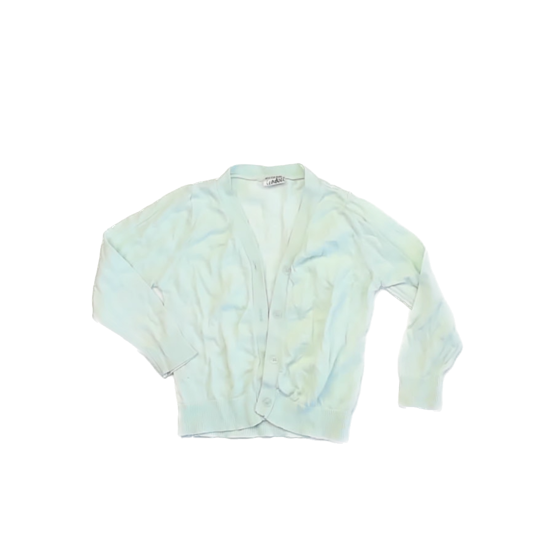 Mini Cat Kids Girls Light Green Cardigan Size: 100 (3T) Light Green
