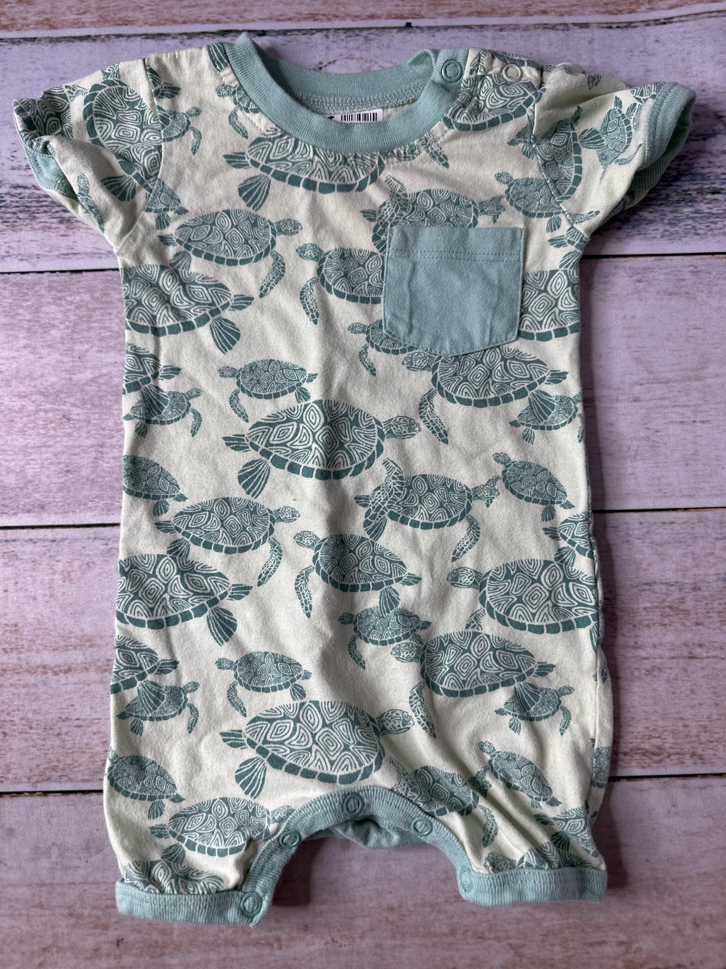 Cat & Dogma Unisex light green Romper Size: 3-6 months light green