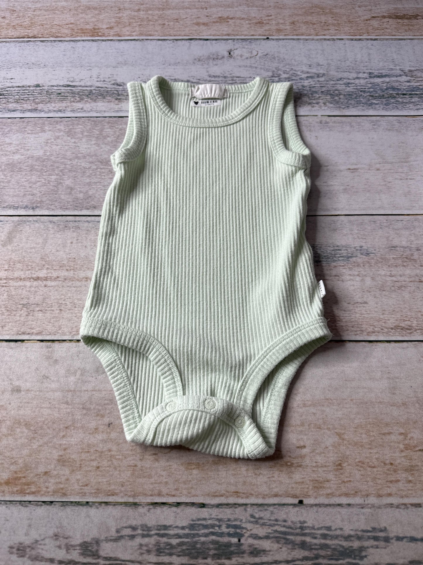 Firsts Unisex light green Tank Top Size: 12 months light green