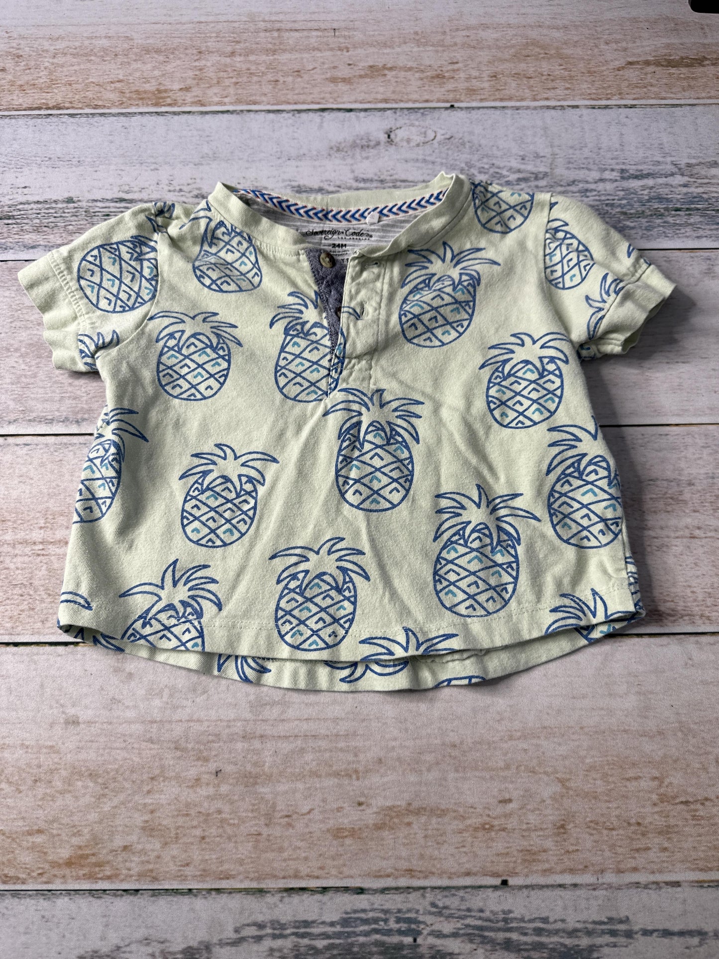 Sovereign Code Unisex light green T-Shirt Size: 24 months light green