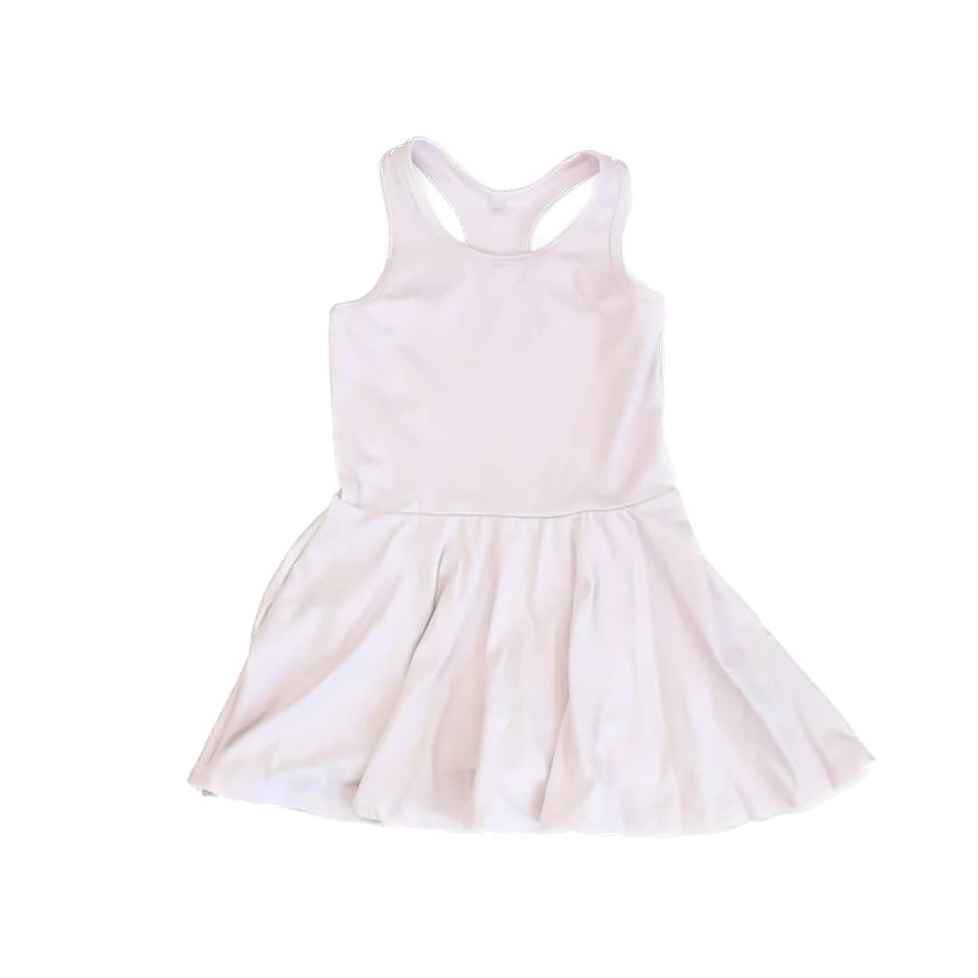 H&M Girls Light Pink Athletic Dress Size: 6-7 Years Light Pink Athletic