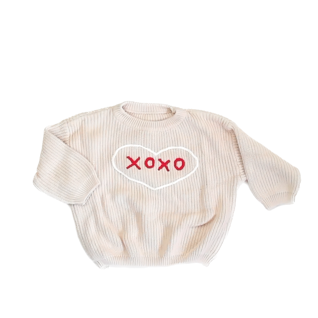 Unknown Girls Light Pink | Heart Sweater Size: 2-3T Light Pink | Heart