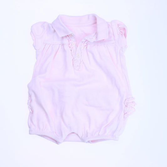 Ralph Lauren Girls Light Pink Romper Size: 9 Months Light Pink