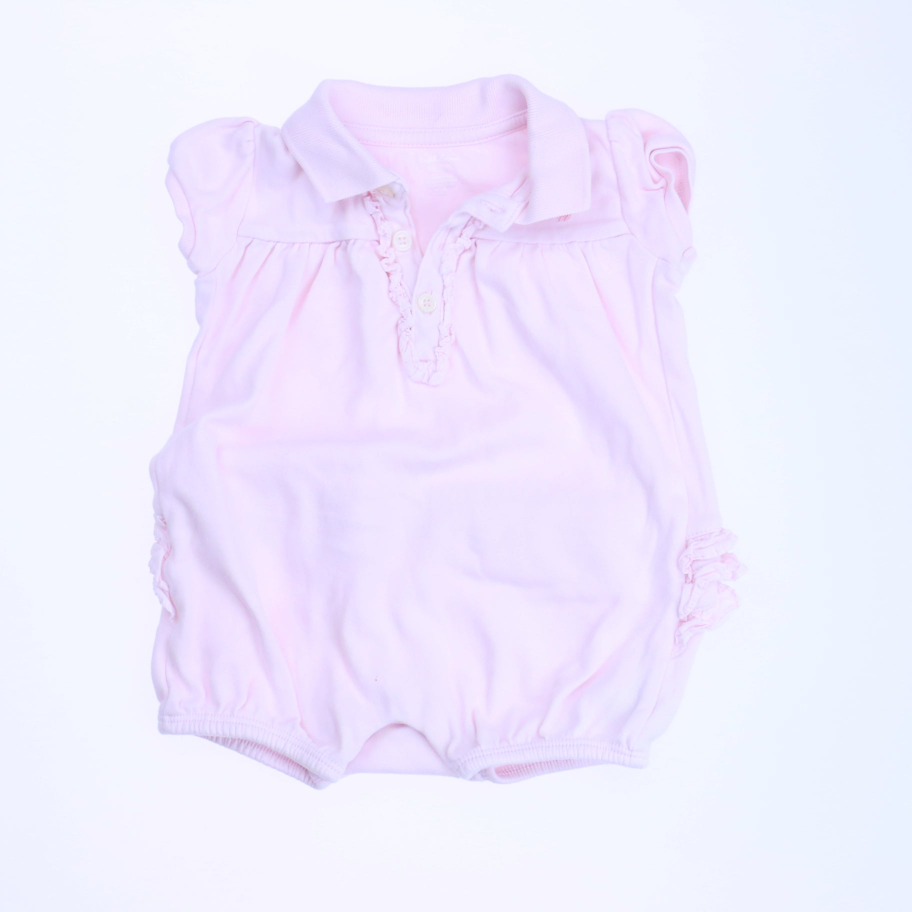 Ralph Lauren Girls Light Pink Romper Size: 9 Months Light Pink