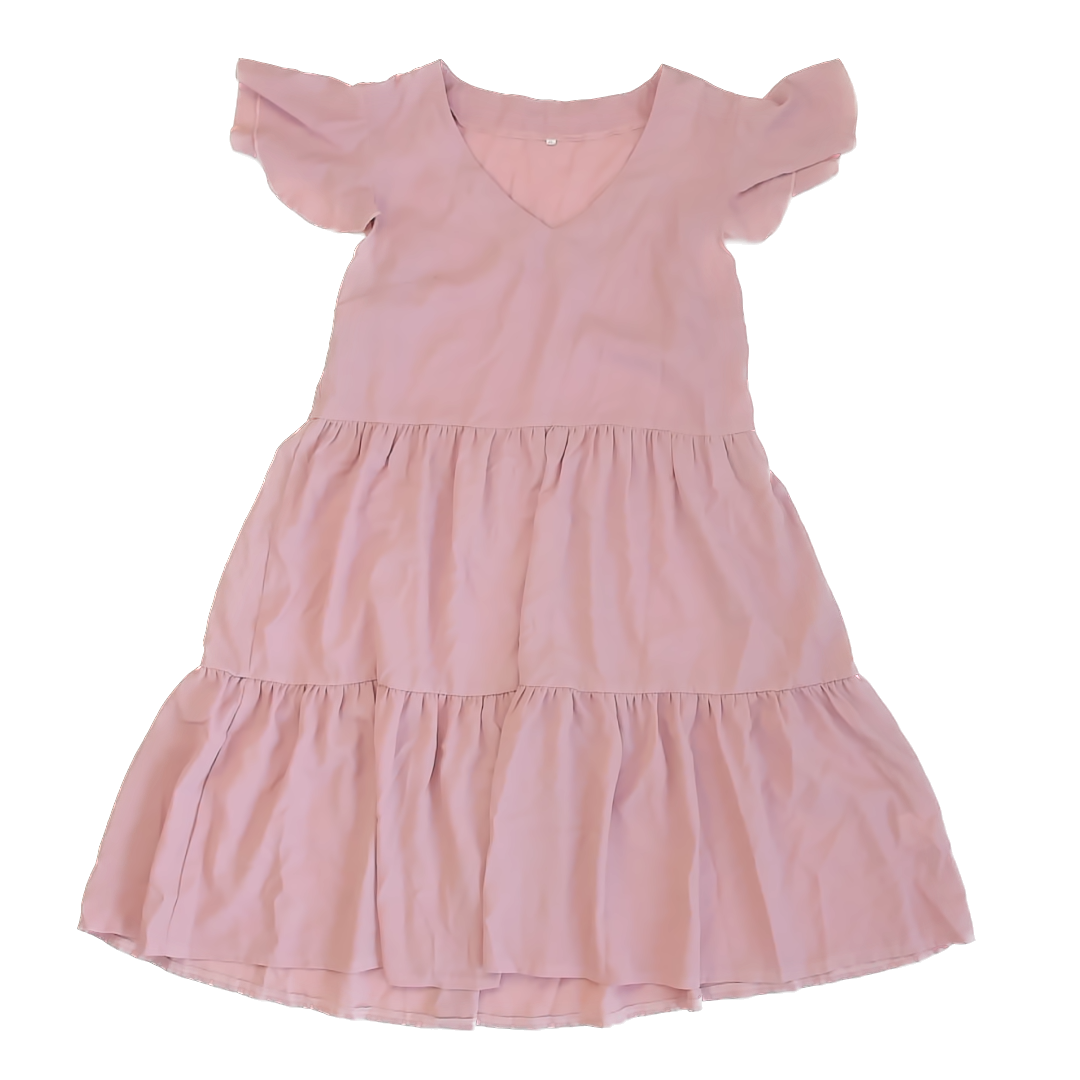 Unknown Girls Light Pink Dress Size: Small Light Pink