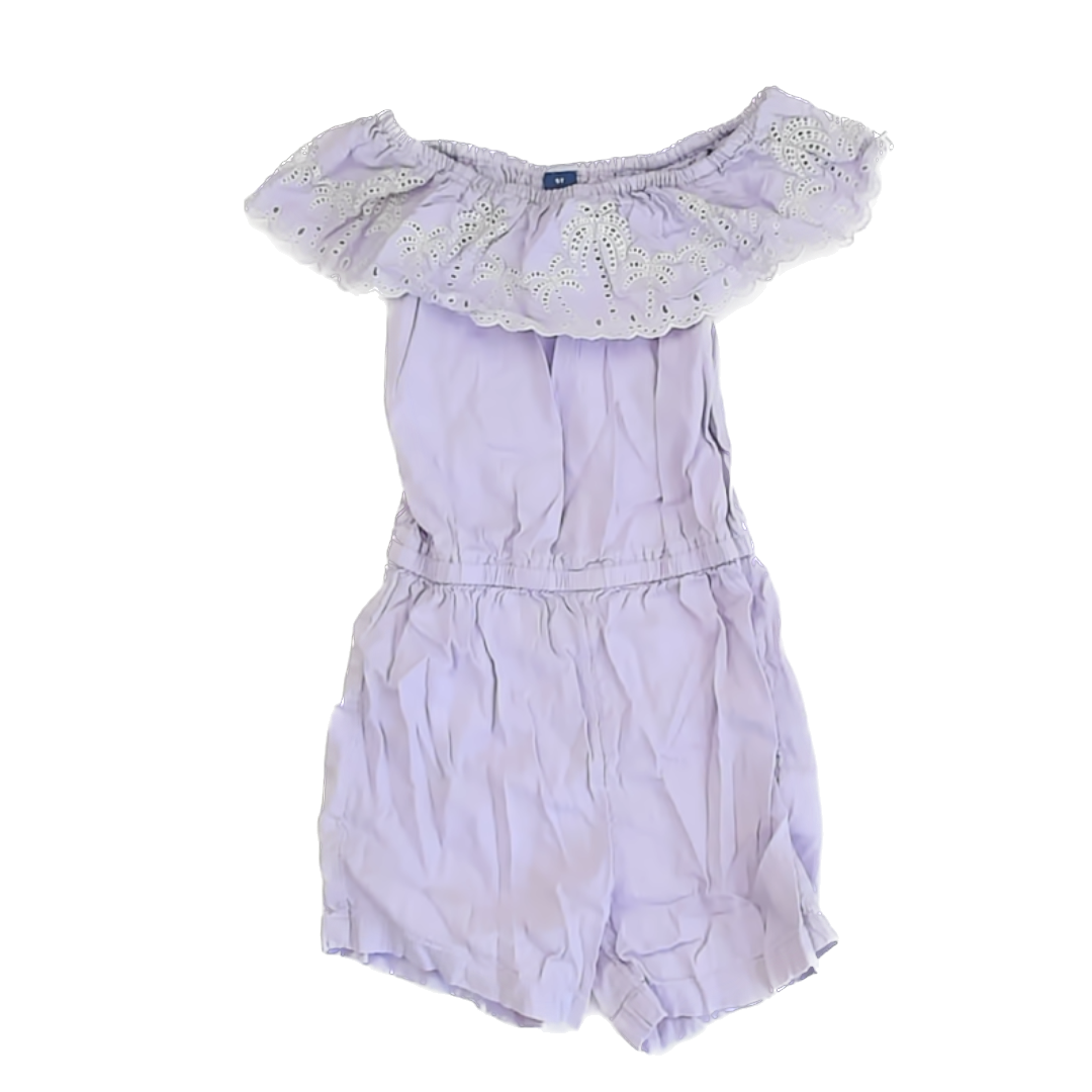 Old Navy Girls Light Purple Romper Size: 5T Light Purple