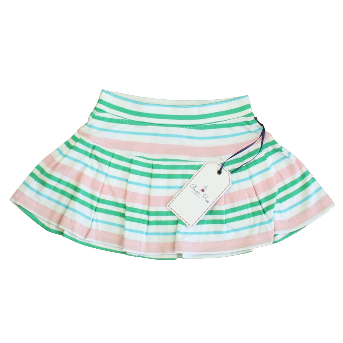 Classic Prep Girls Lilly's Pink Multistripe Skirt Size: 2-5T