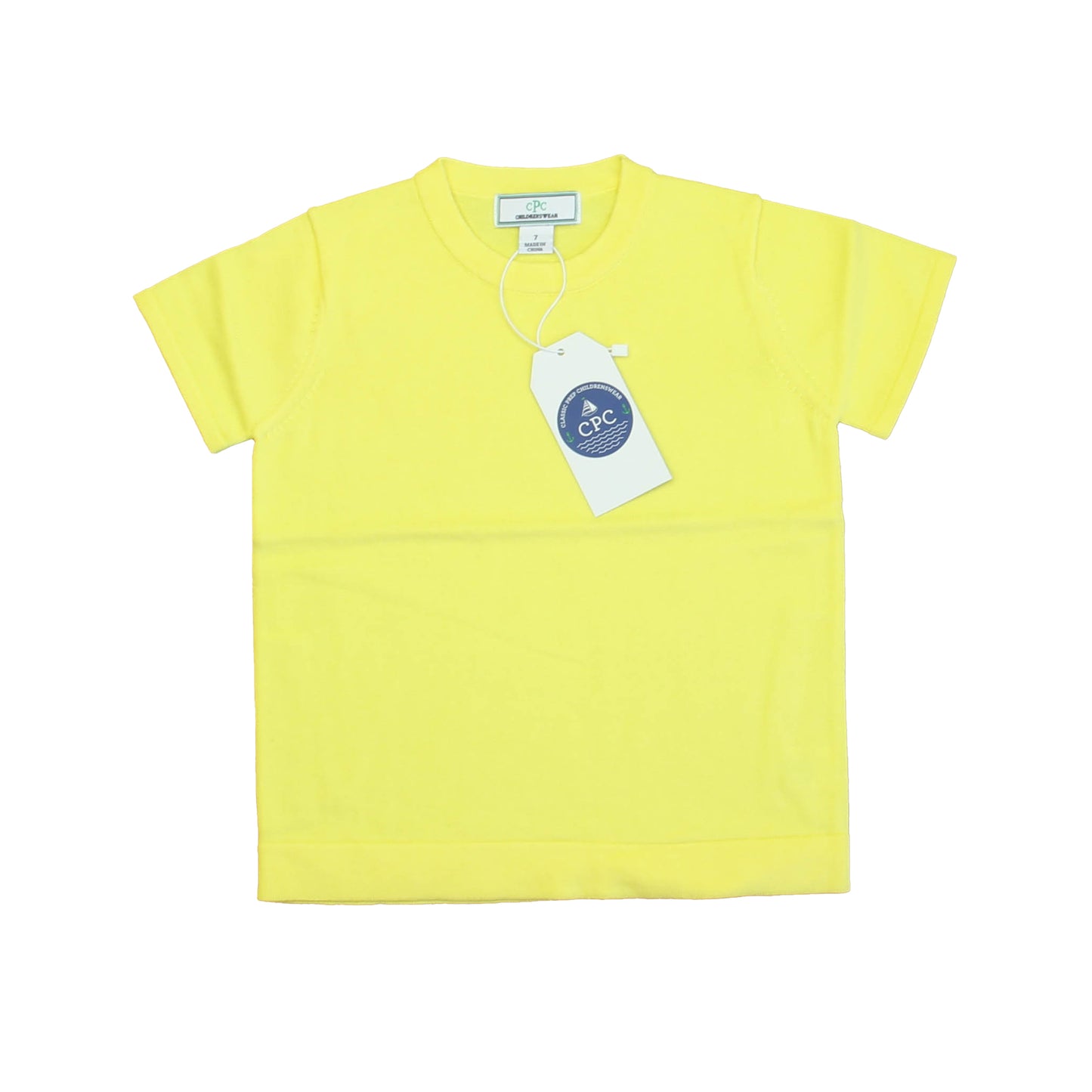 Classic Prep Girls Limelight Yellow Sweater Size: 6-14 Years Limelight Yellow