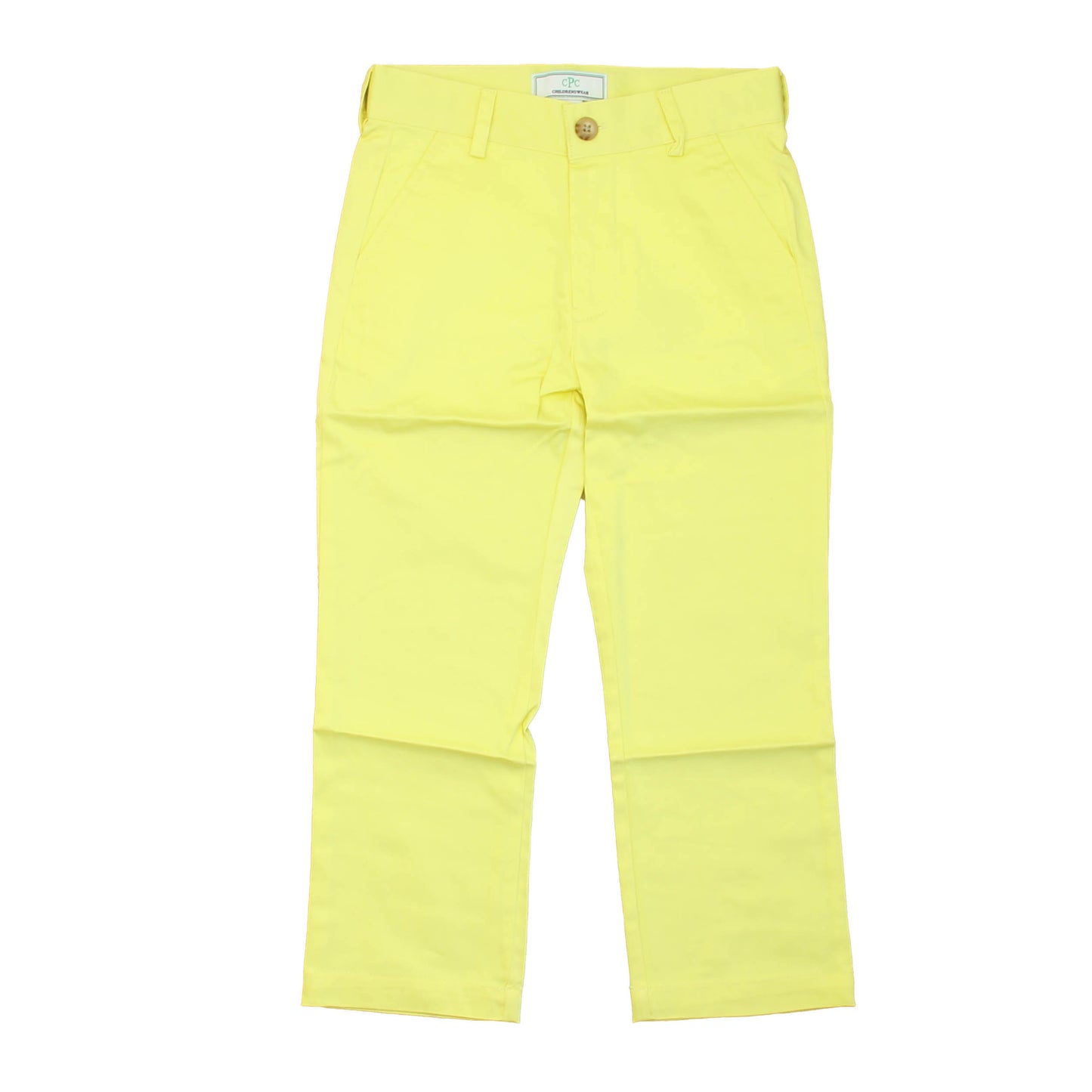 Classic Prep Boys Limelight Yellow Pants Size: 6-14 Years Limelight Yellow