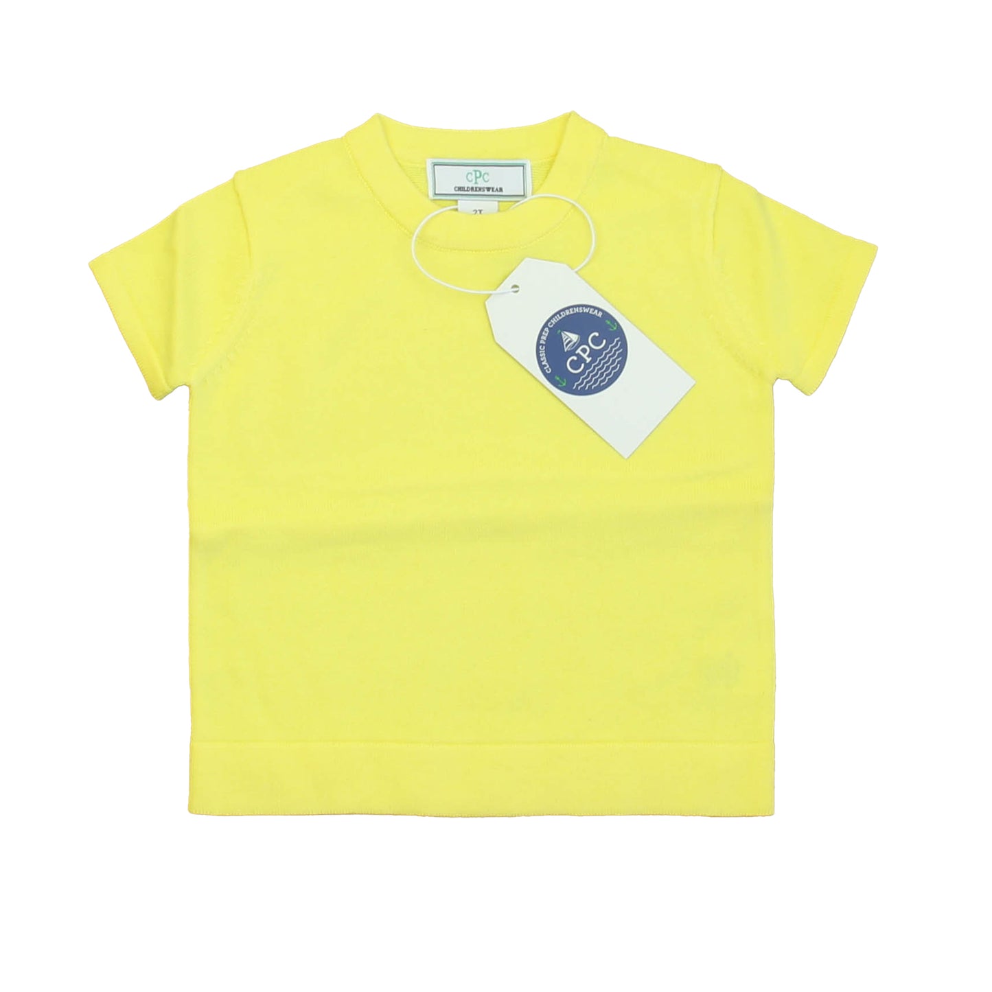 Classic Prep Girls Limelight Yellow Sweater Size: 2-5T Limelight Yellow