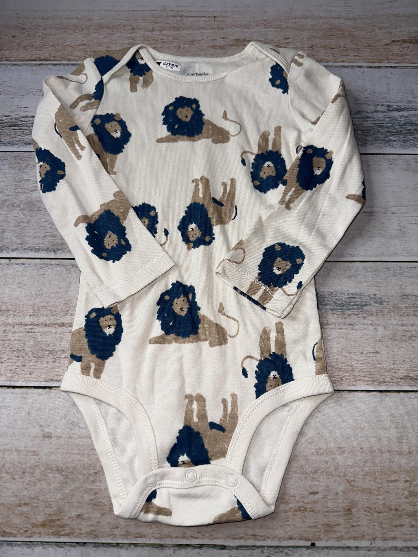 Carters Boys lions Onesie Size: 24 months lions