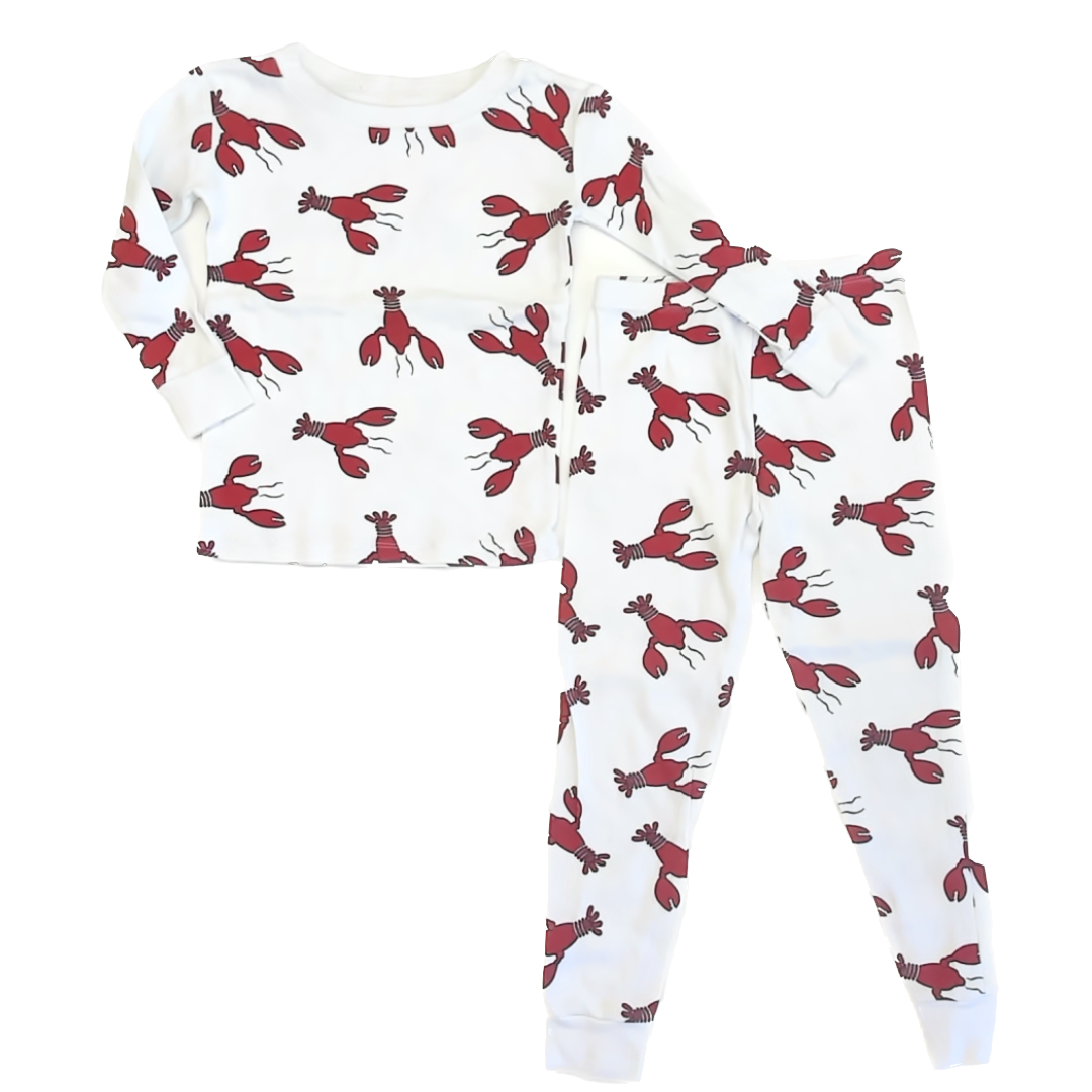 New Jammies Unisex Lobster 2-piece Pajamas Size: 5T Lobster