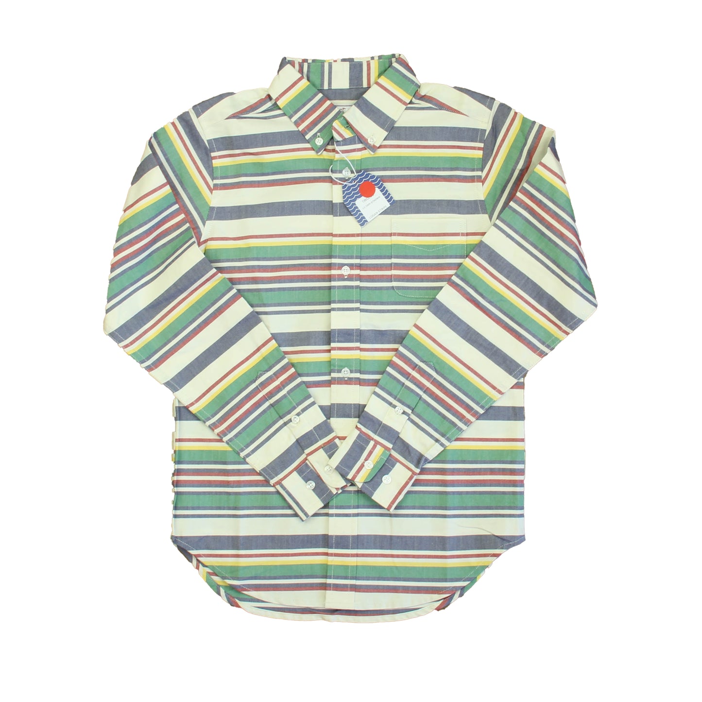 Classic Prep Boys Logan Stripe Button Down Long Sleeve Size: 6-14 Years Logan Stripe