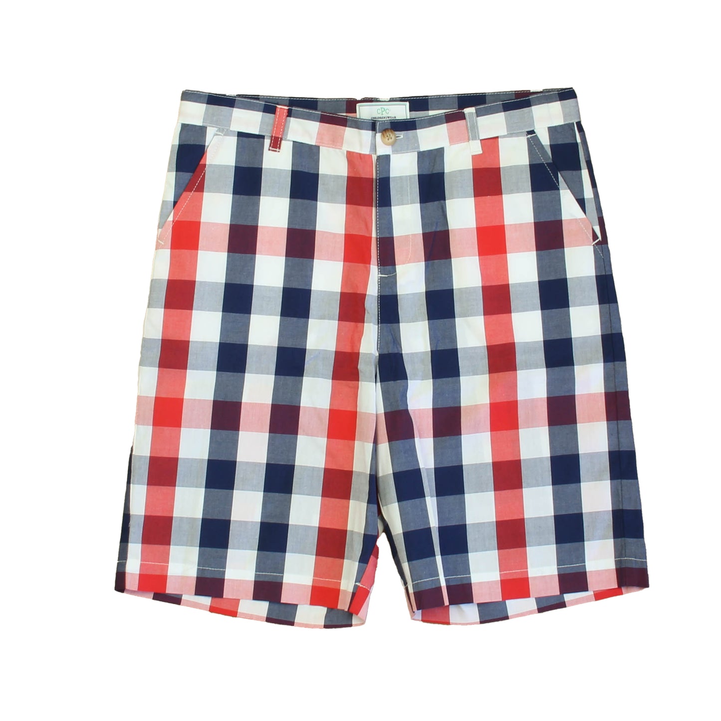 Classic Prep Boys Lollipop Medieval Blue and White Shorts Size: 6-14 Years Lollipop Medieval Blue and White