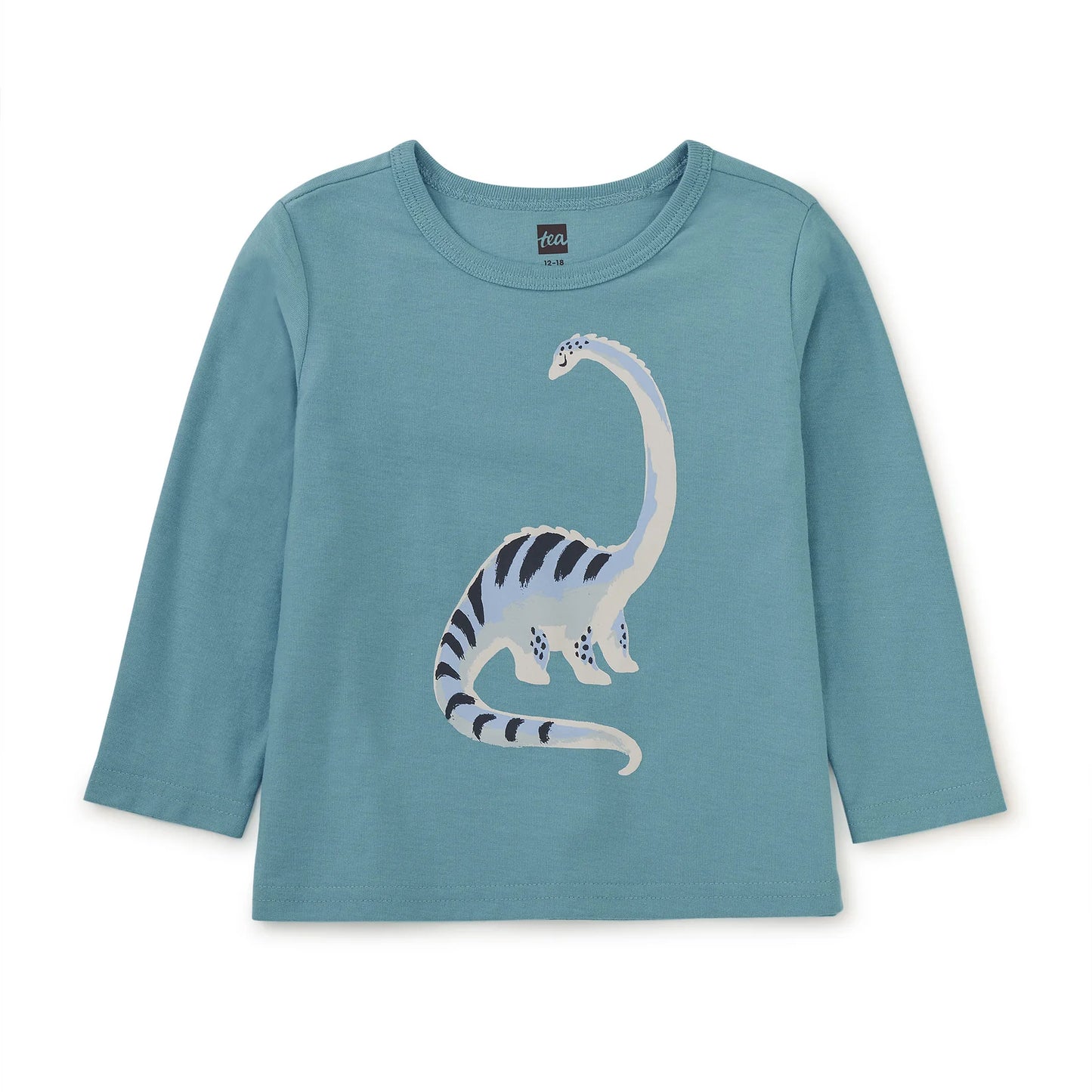Tea Collection Boys Long Neck Dino T-Shirt Size: 6-9 Months Long Neck Dino