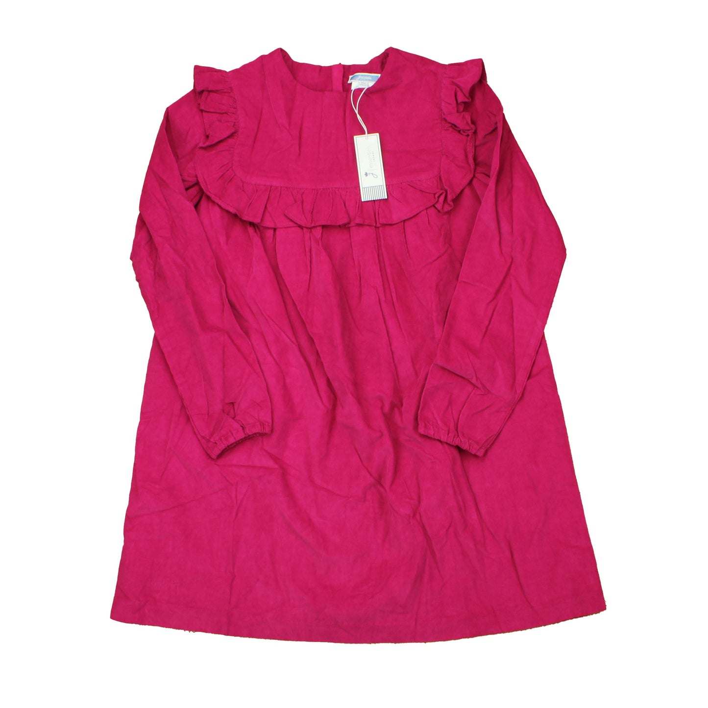 Jacadi Girls Magenta Dress Size: 10 Years Magenta