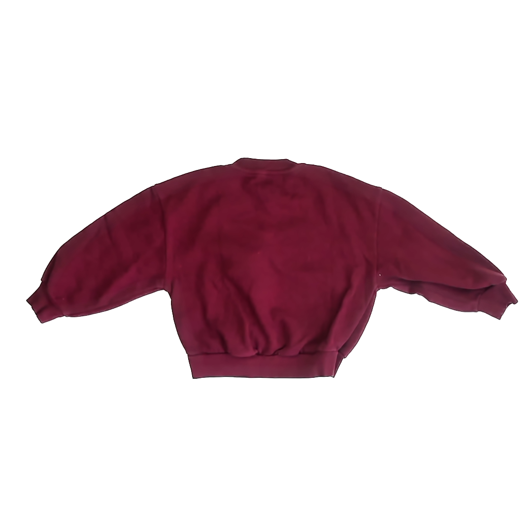 Gap Girls Maroon | Bow Sweatshirt Size: S Maroon | Bow