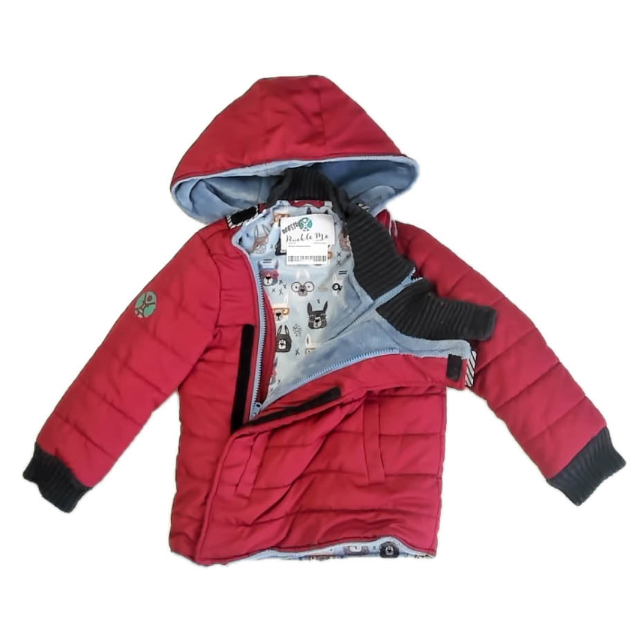 Buckle Me Boys Maroon Toastiest Jacket Size: 4T Maroon Toastiest