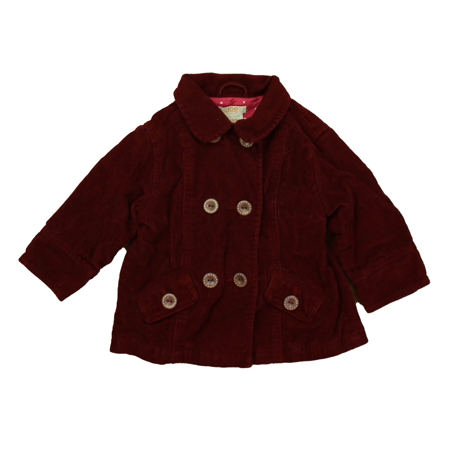 Joe Fresh Girls Maroon Jacket Size: 12-18 Months Maroon