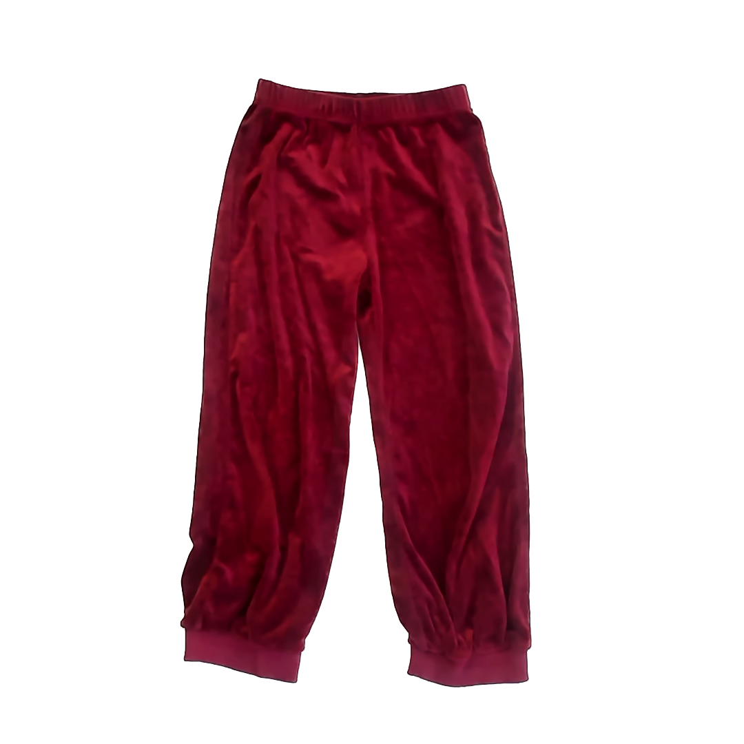 Neon Rebels Girls Maroon Casual Pants Size: 7 Years Maroon