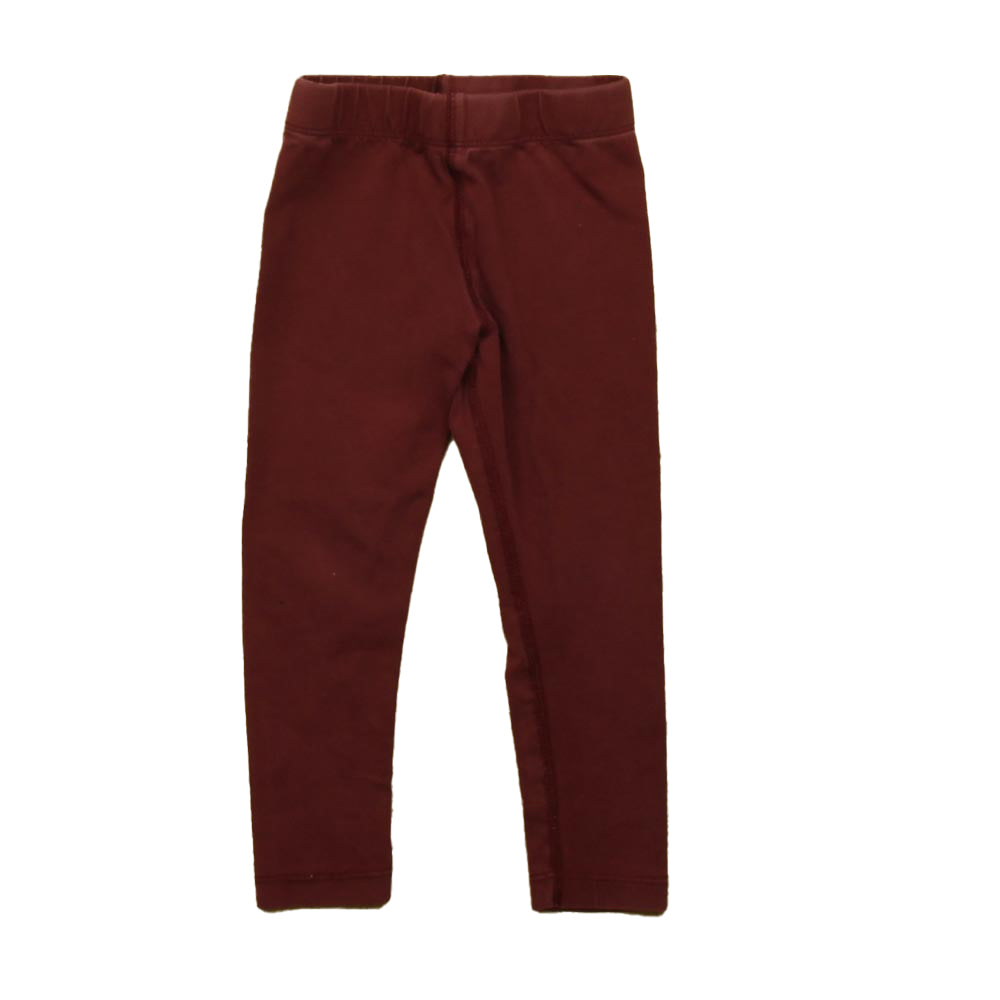 Primary.com Girls Maroon Leggings Size: 2-3T Maroon