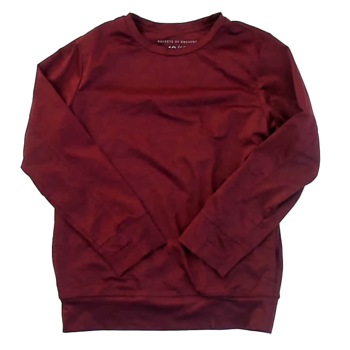 Rockets Of Awesome Boys Maroon Sweatshirt Size: 10 - 12 Years Maroon